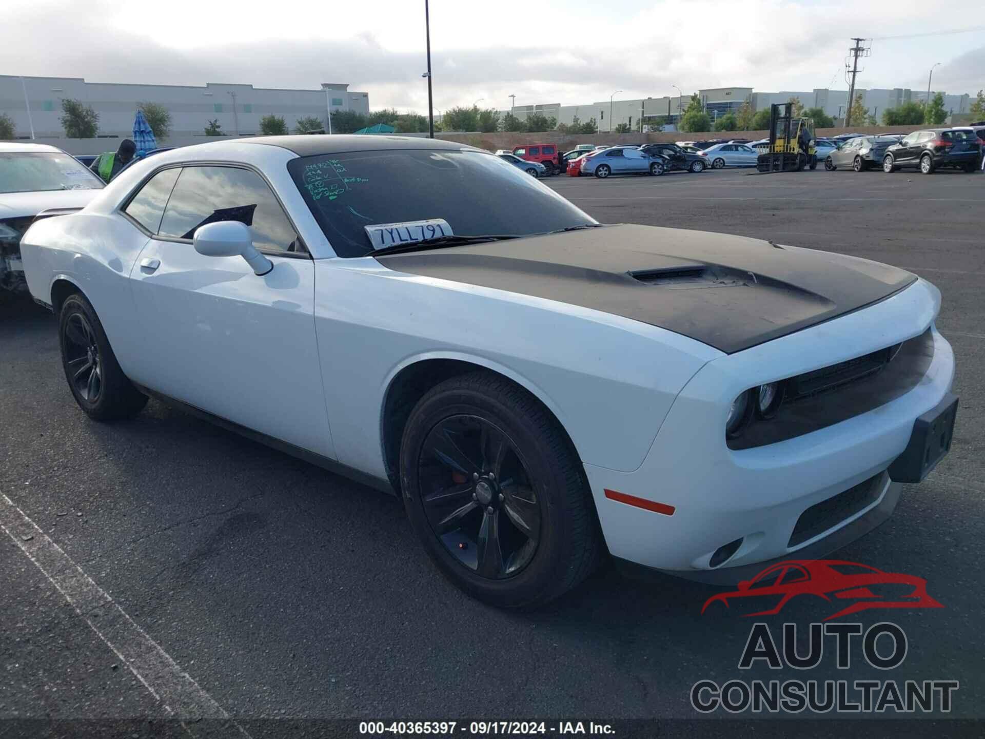 DODGE CHALLENGER 2017 - 2C3CDZAG2HH658643