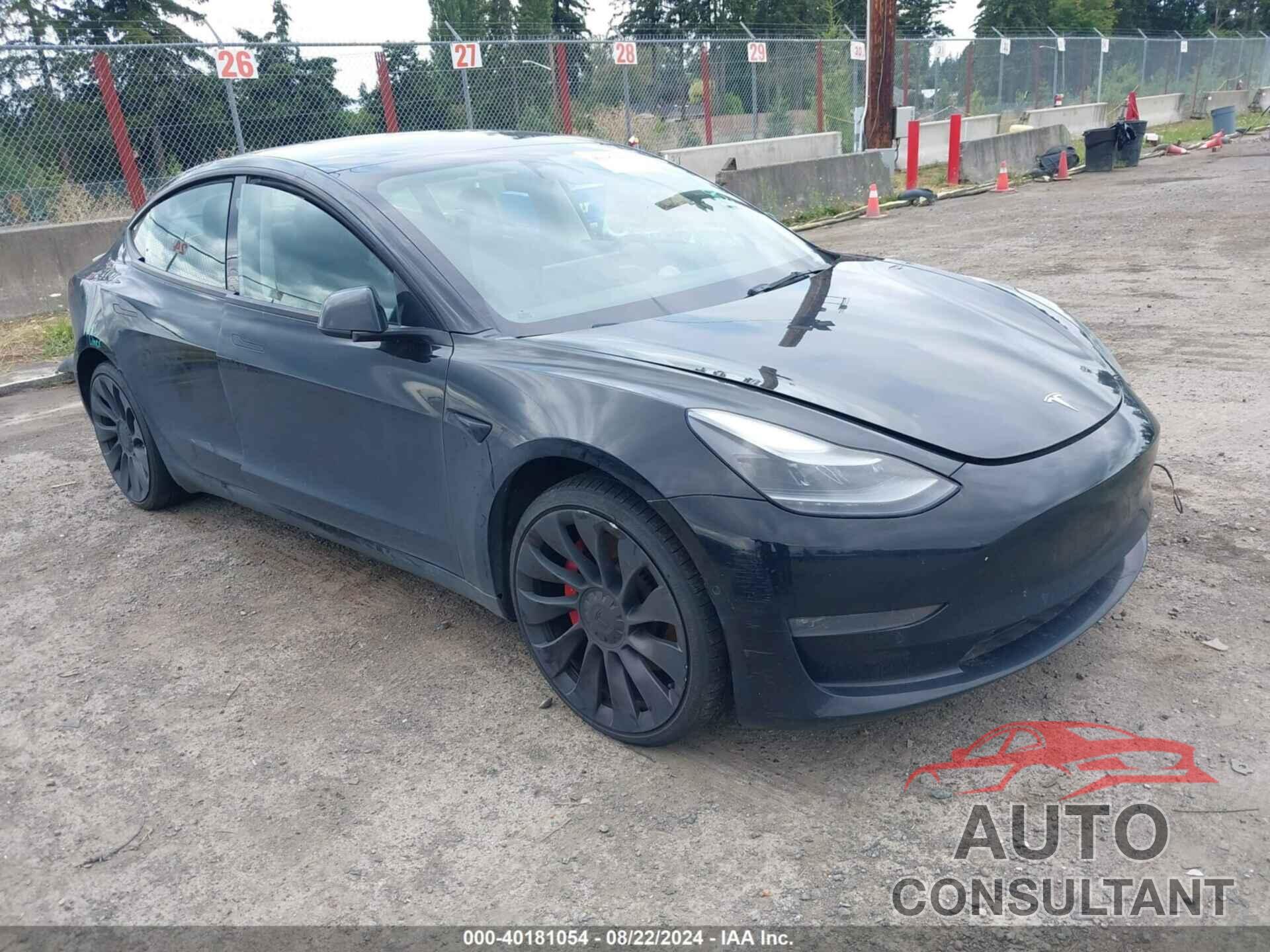 TESLA MODEL 3 2022 - 5YJ3E1EC1NF243347