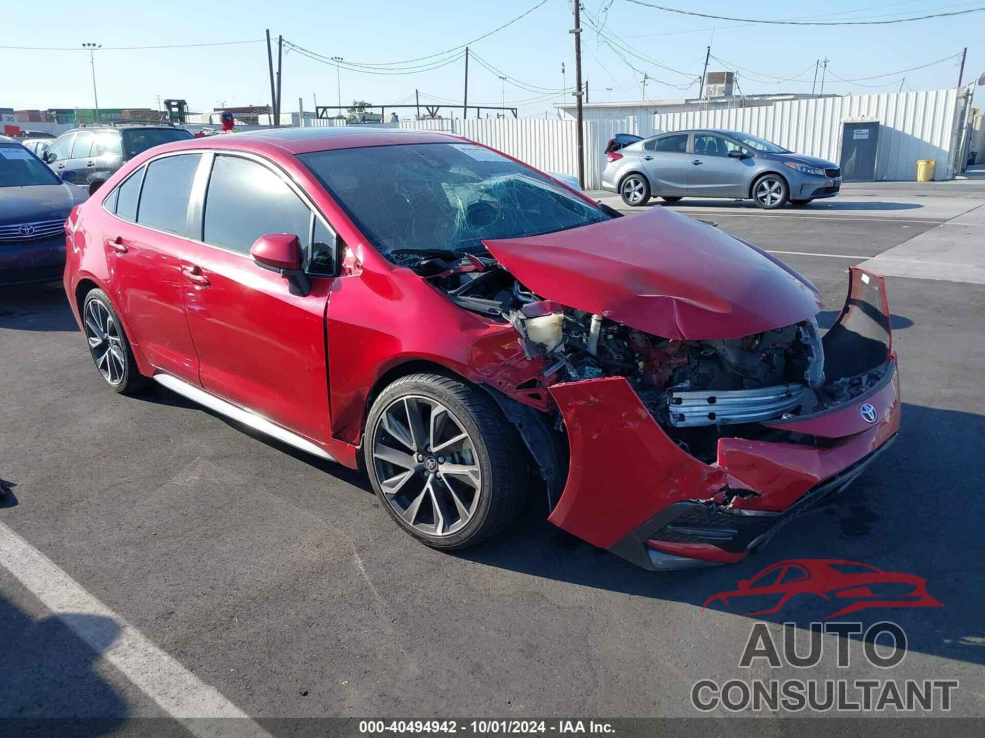 TOYOTA COROLLA 2020 - JTDT4RCE5LJ038349