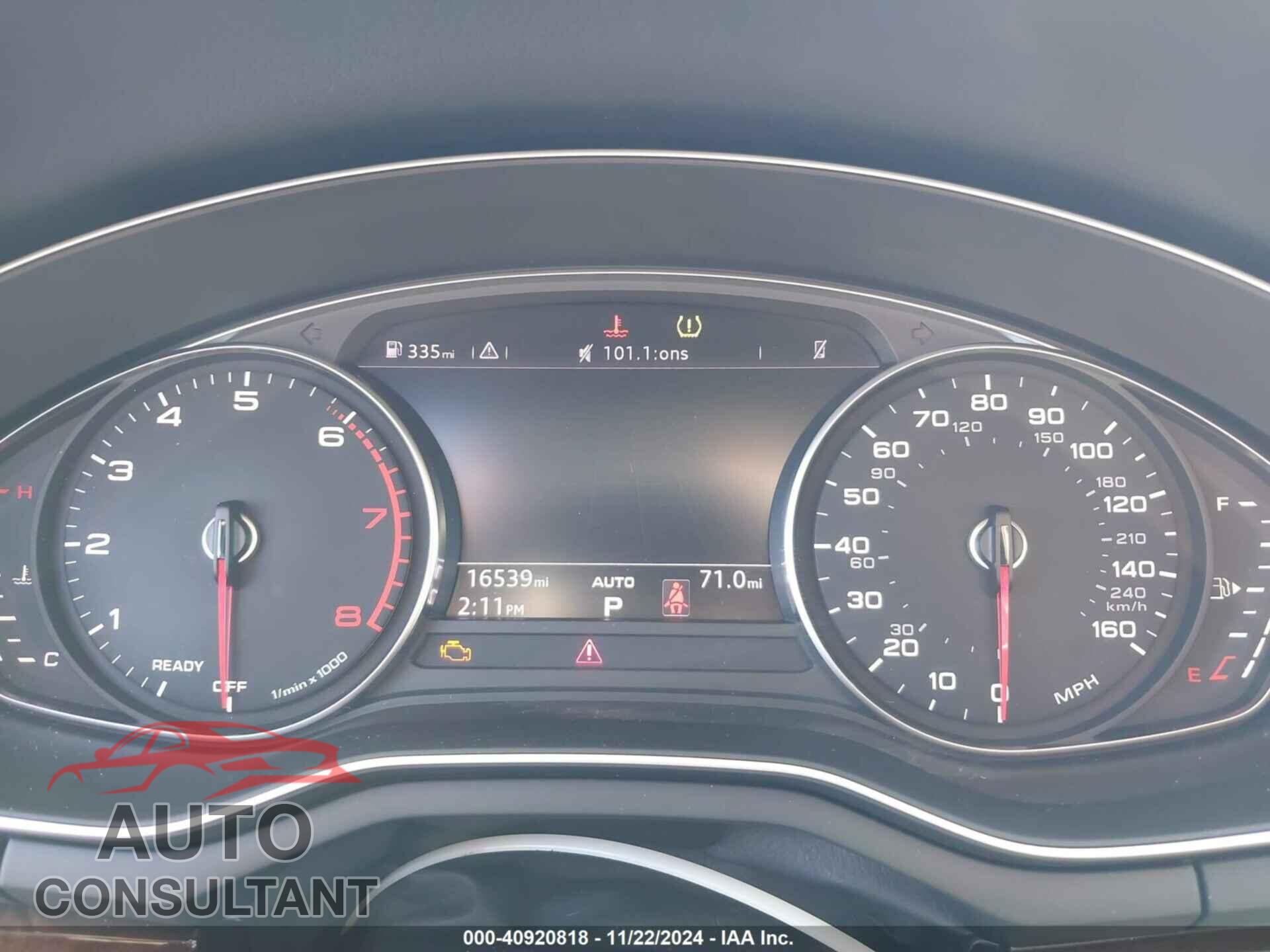 AUDI A4 2018 - WAULMAF41JA090608