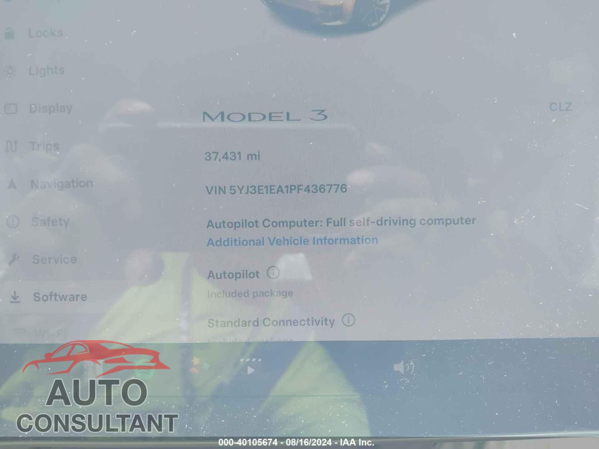 TESLA MODEL 3 2023 - 5YJ3E1EA1PF436776