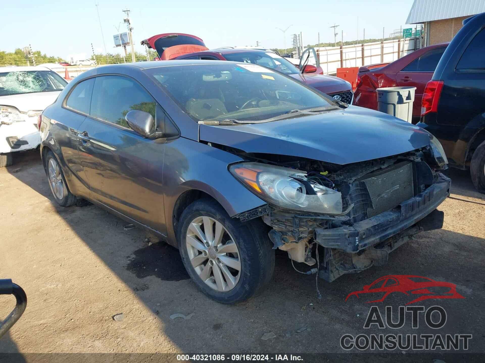 KIA FORTE KOUP 2016 - KNAFX6A84G5619563