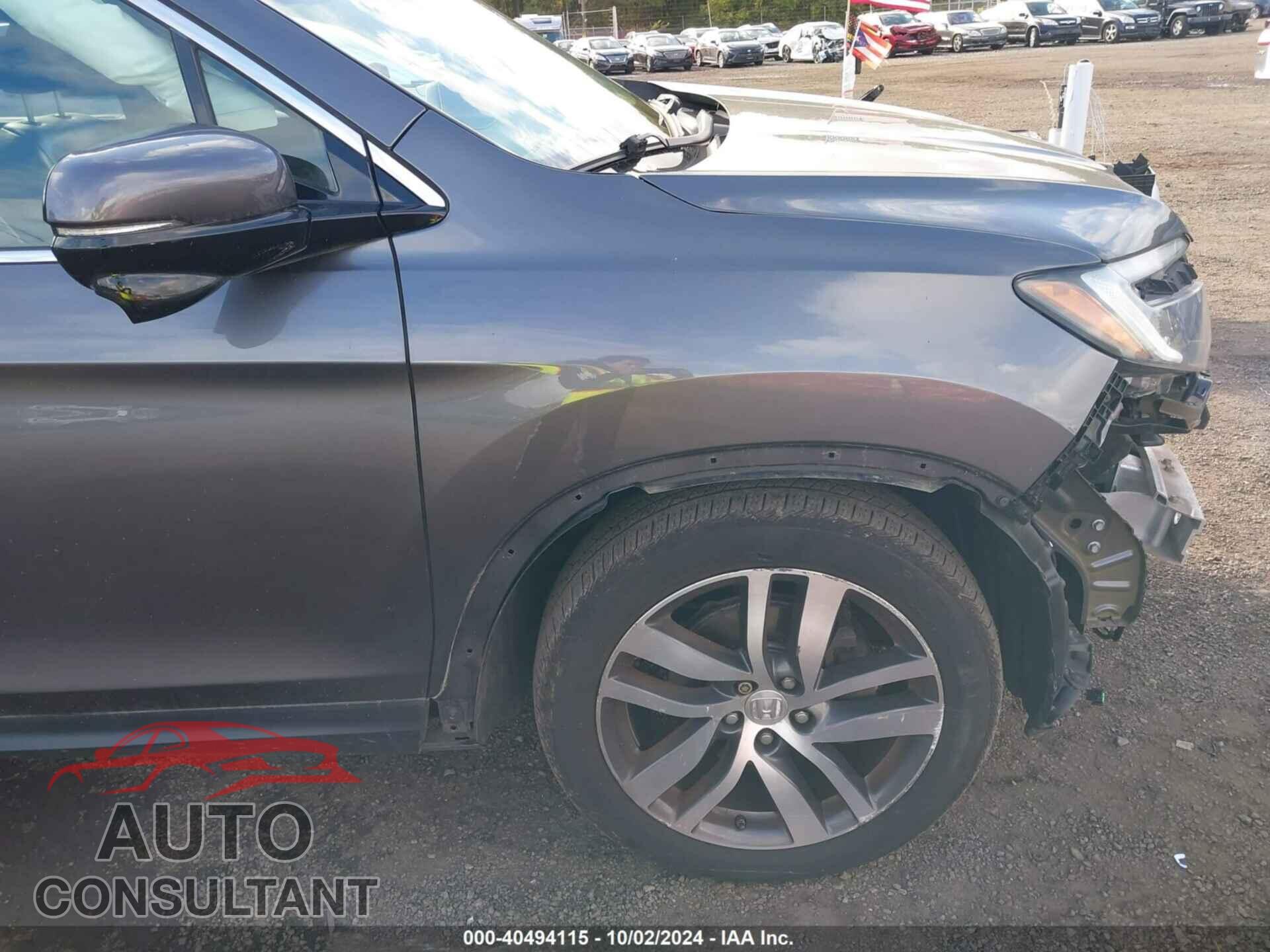 HONDA PILOT 2018 - 5FNYF6H99JB020032