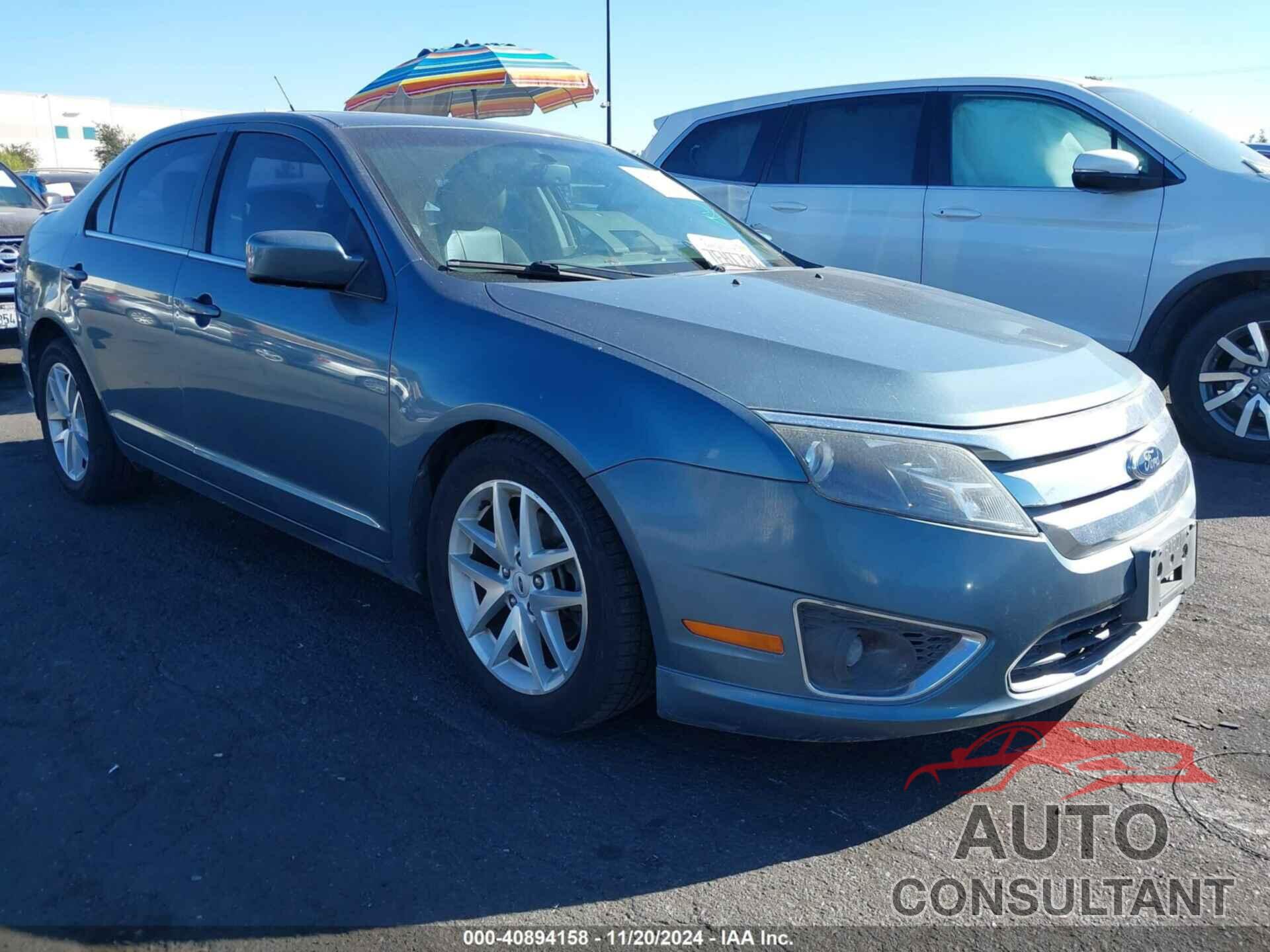 FORD FUSION 2012 - 3FAHP0JG5CR212347