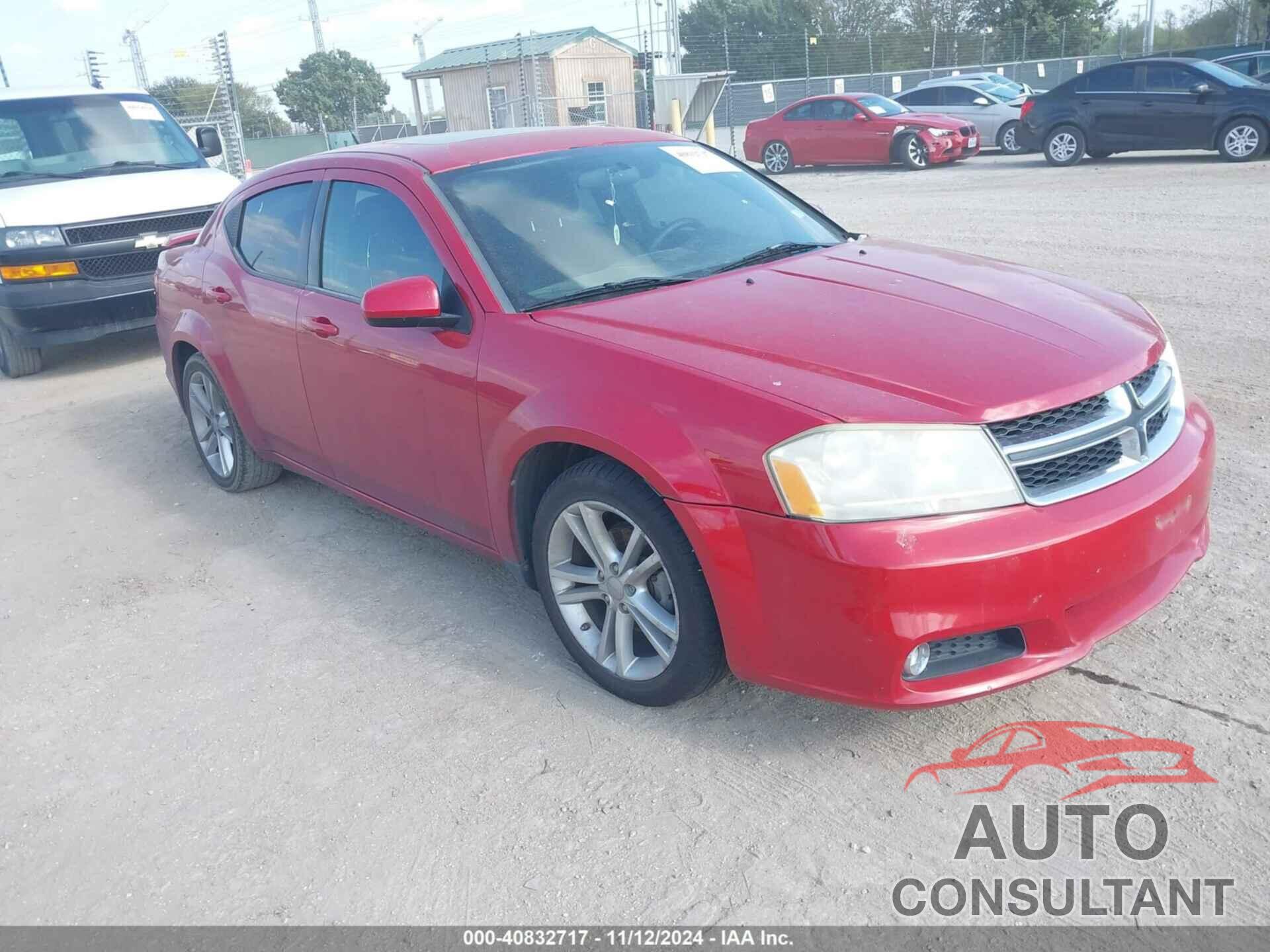 DODGE AVENGER 2011 - 1B3BD1FG4BN508860