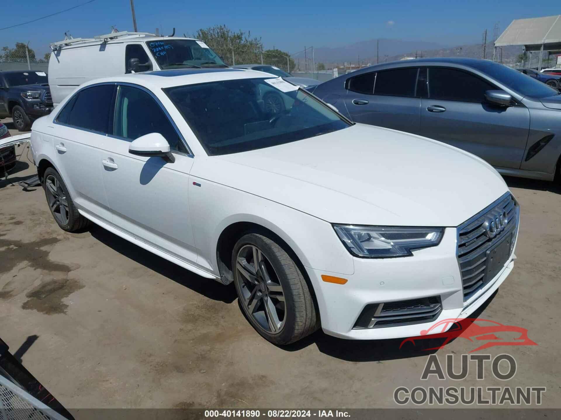 AUDI A4 2017 - WAUENAF47HN007045