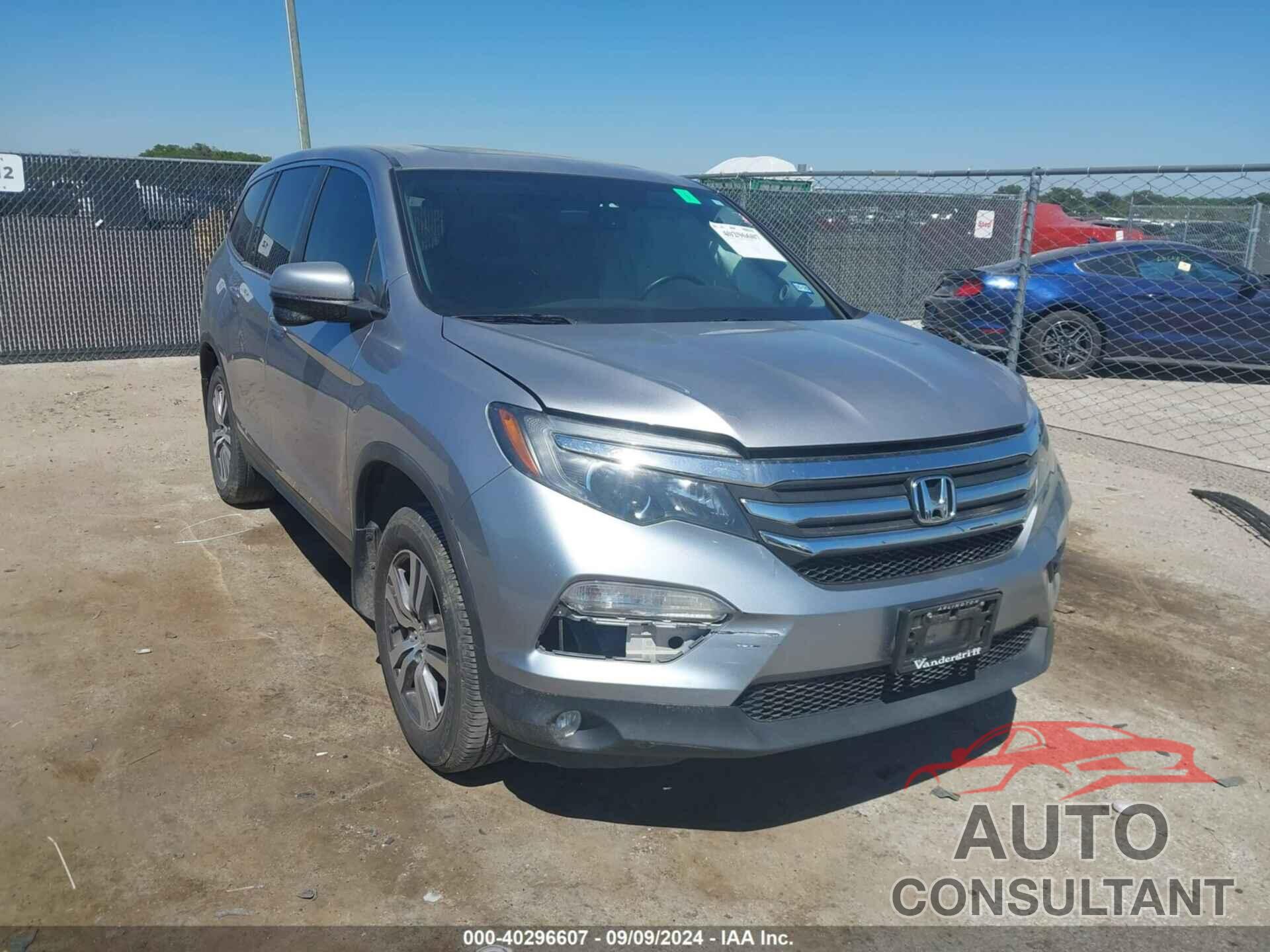 HONDA PILOT 2017 - 5FNYF6H86HB097801