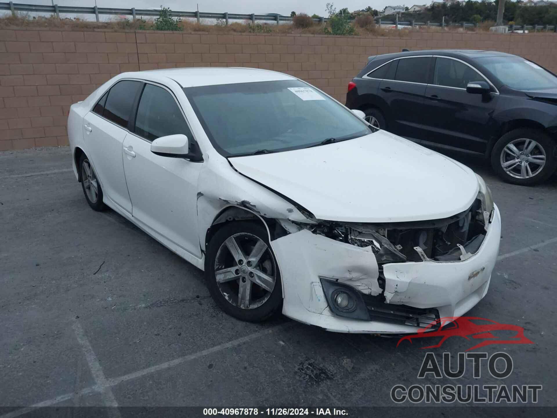 TOYOTA CAMRY 2012 - 4T1BF1FK7CU161007