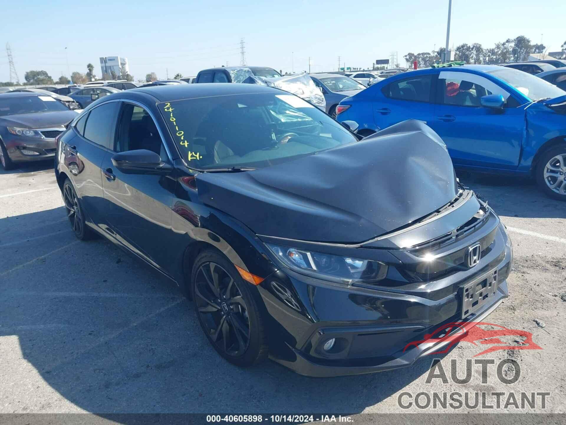 HONDA CIVIC 2019 - 2HGFC2F84KH574241