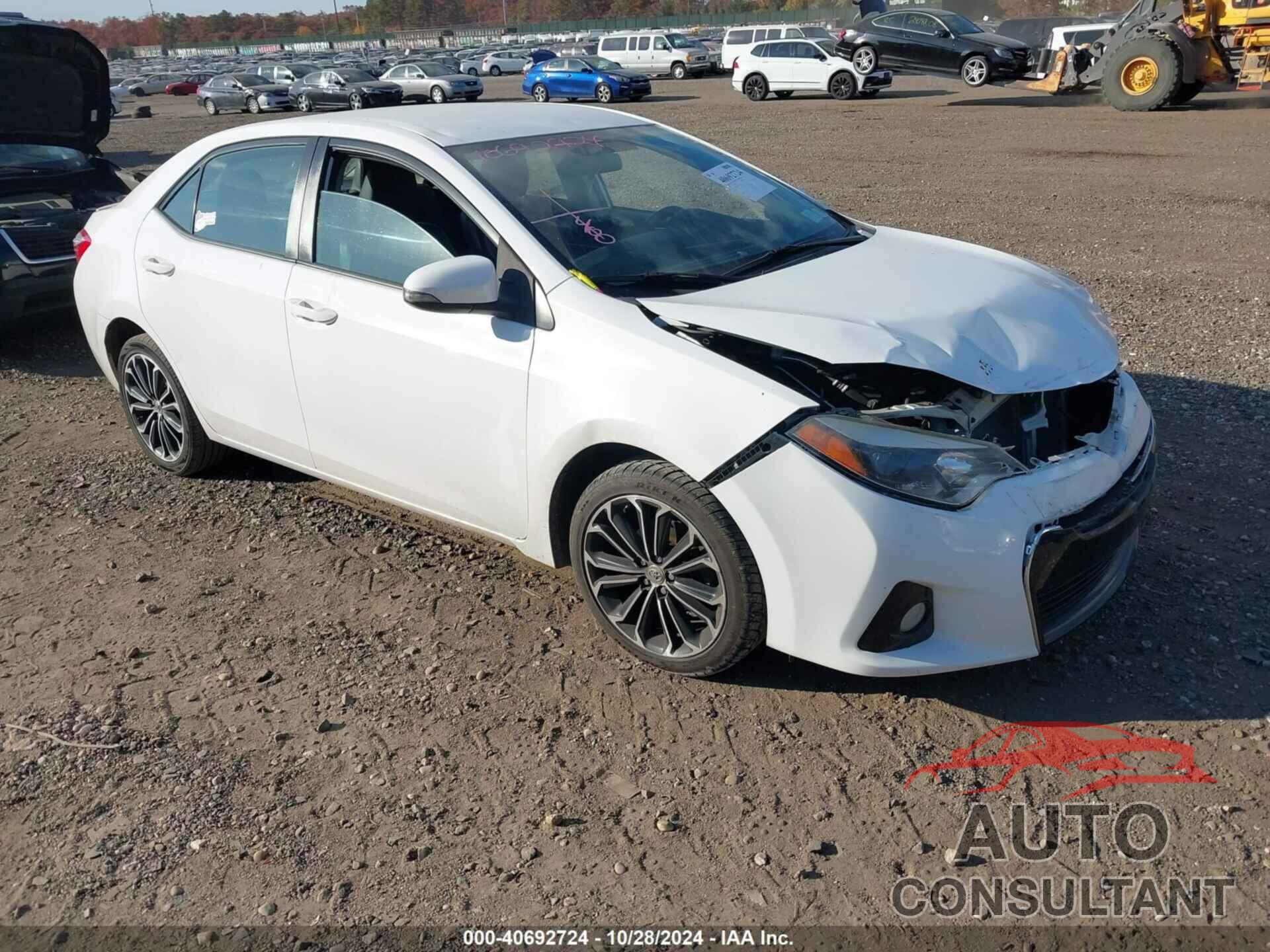 TOYOTA COROLLA 2015 - 2T1BURHE4FC384851
