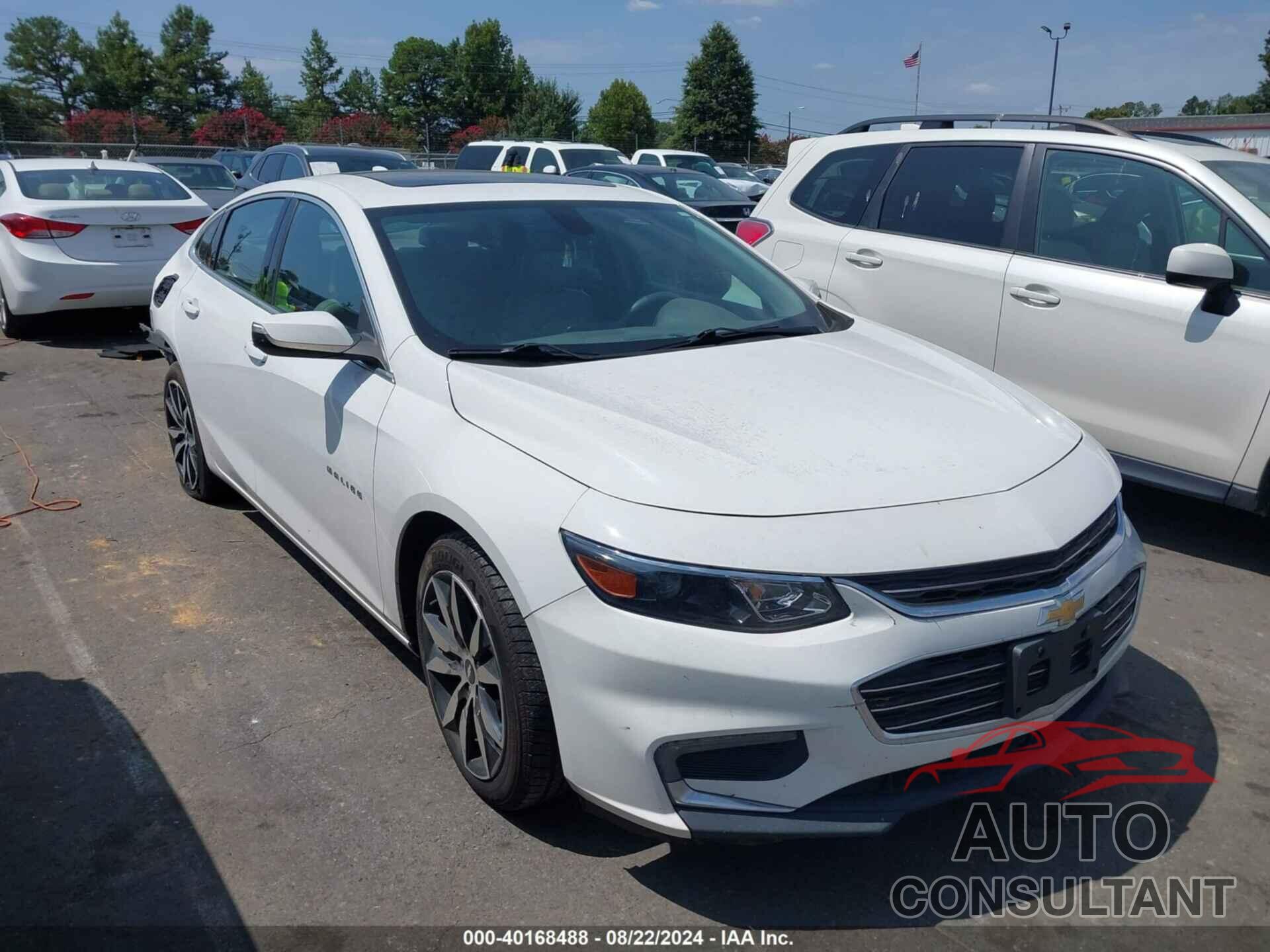 CHEVROLET MALIBU 2016 - 1G1ZE5ST6GF208686