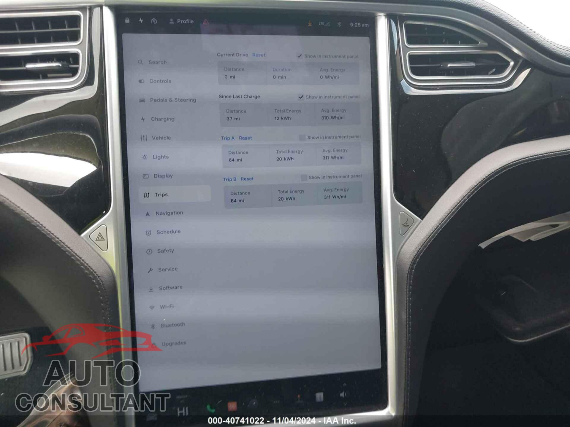 TESLA MODEL S 2013 - 5YJSA1CN3DFP19852