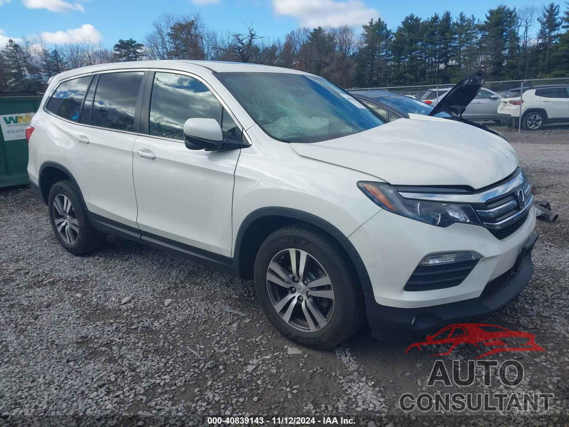 HONDA PILOT 2018 - 5FNYF6H55JB041392