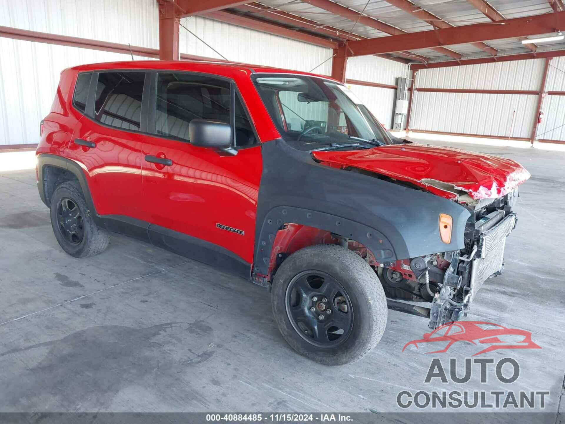 JEEP RENEGADE 2019 - ZACNJBAB1KPK10809