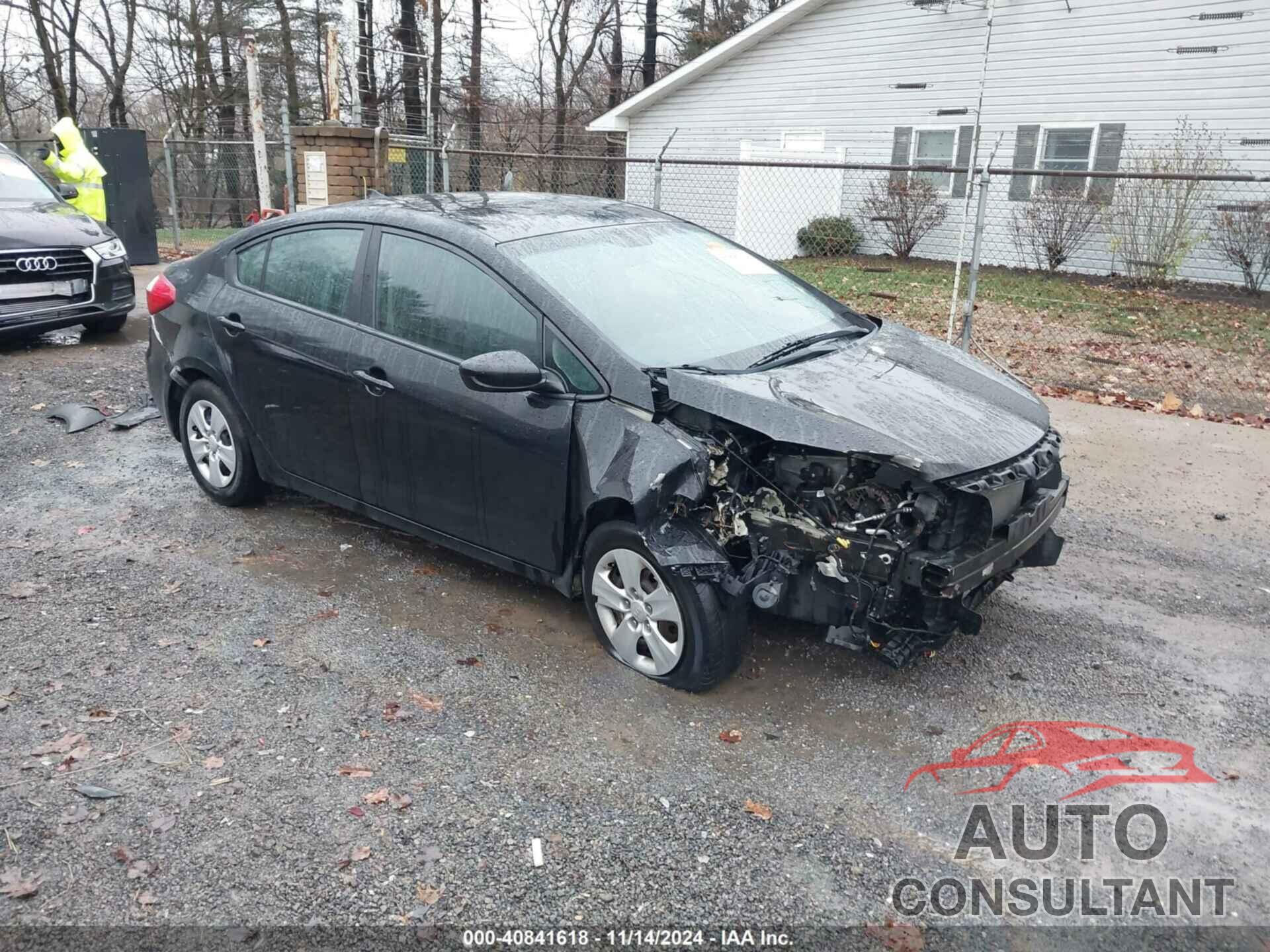 KIA FORTE 2016 - KNAFK4A67G5567587