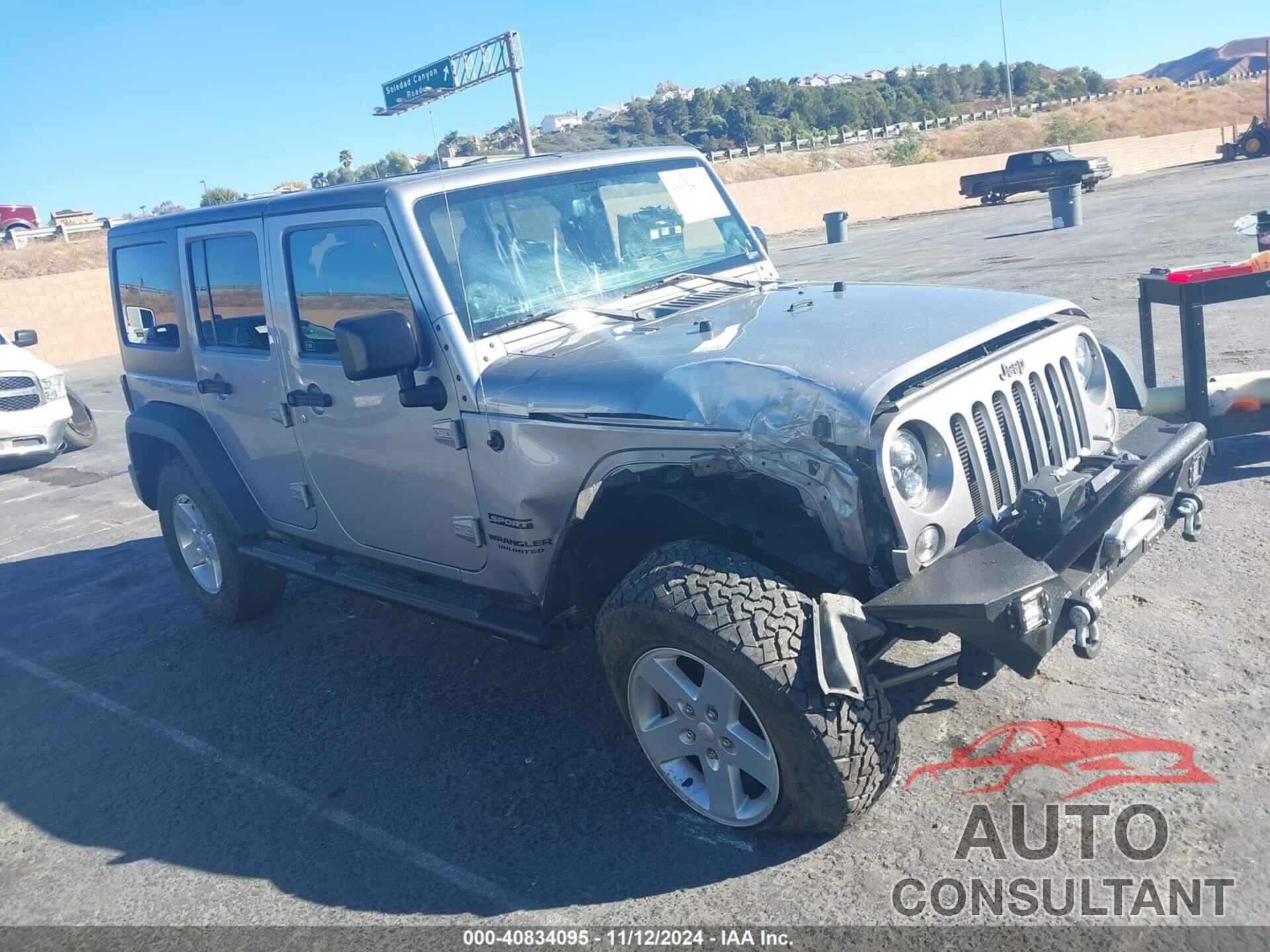 JEEP WRANGLER UNLIMITED 2014 - 1C4BJWDG2EL243833