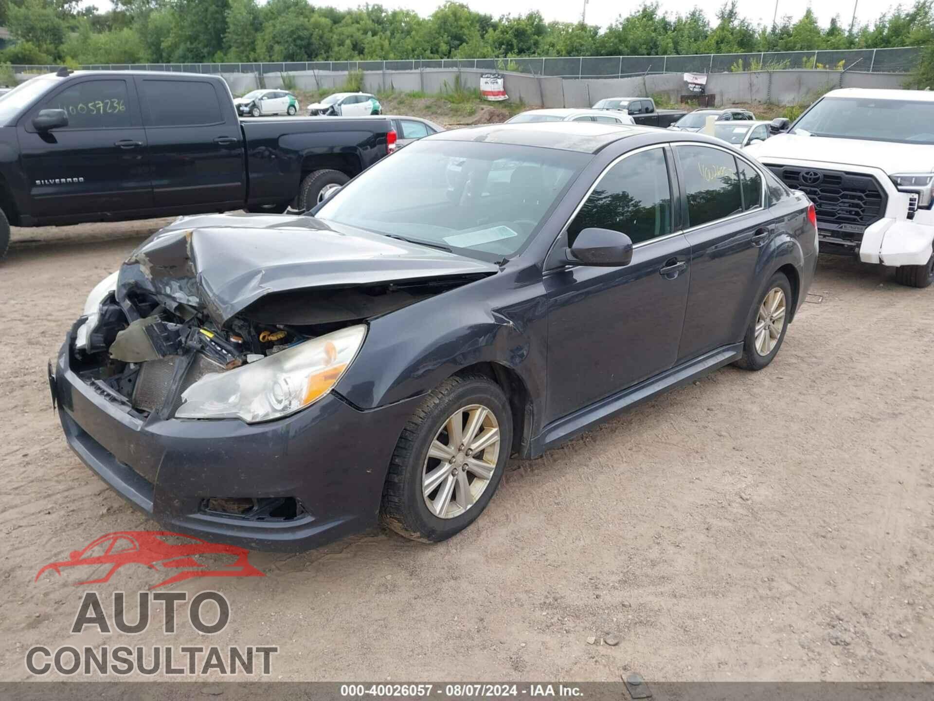 SUBARU LEGACY 2012 - 4S3BMAG63C1015605