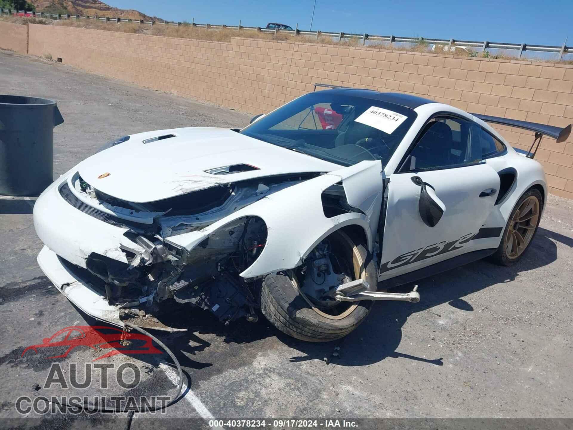 PORSCHE 911 2019 - WP0AF2A92KS165387