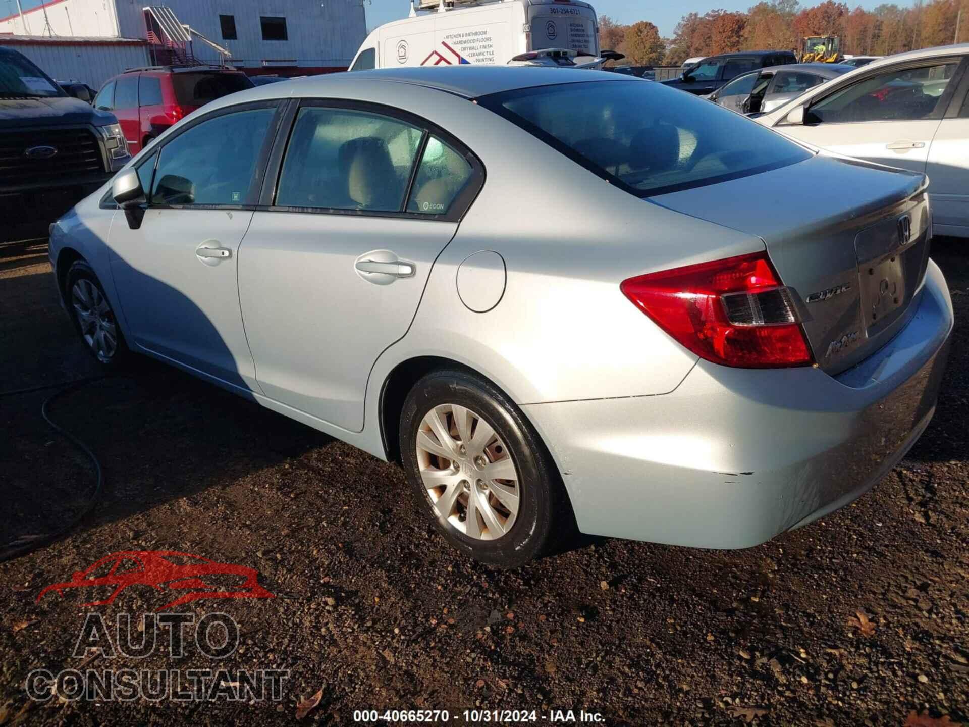 HONDA CIVIC 2012 - 19XFB2F56CE304366