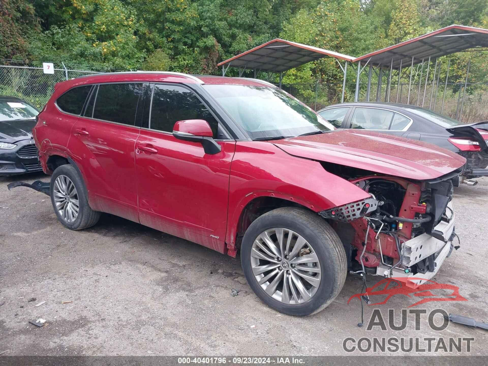 TOYOTA HIGHLANDER 2022 - 5TDEBRCH4NS073270