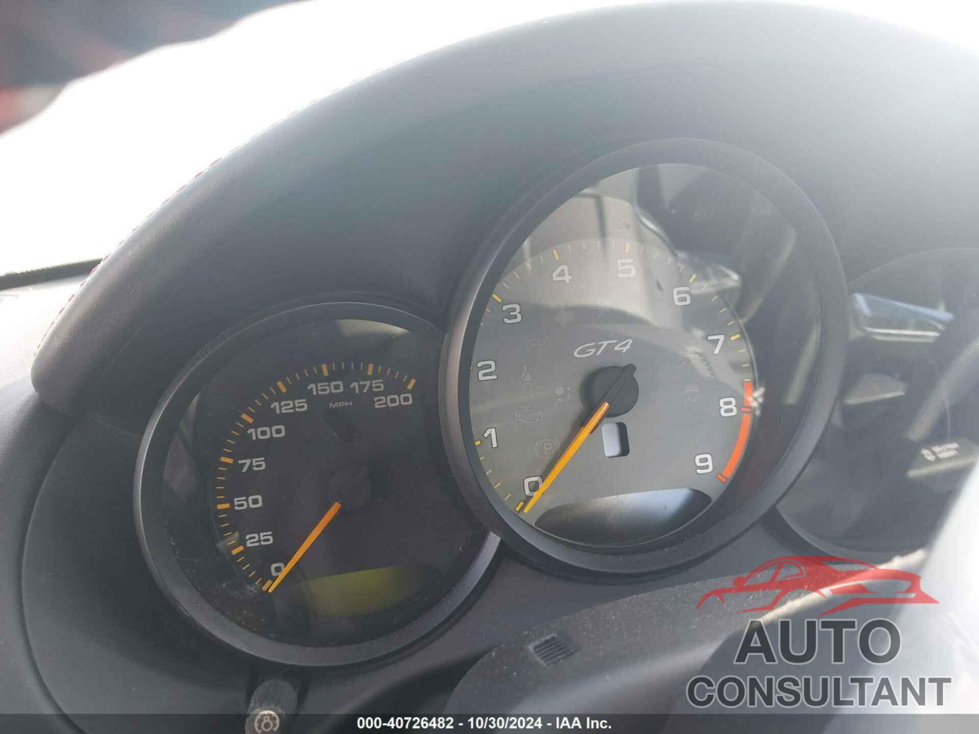 PORSCHE CAYMAN 2016 - WP0AC2A81GK192202