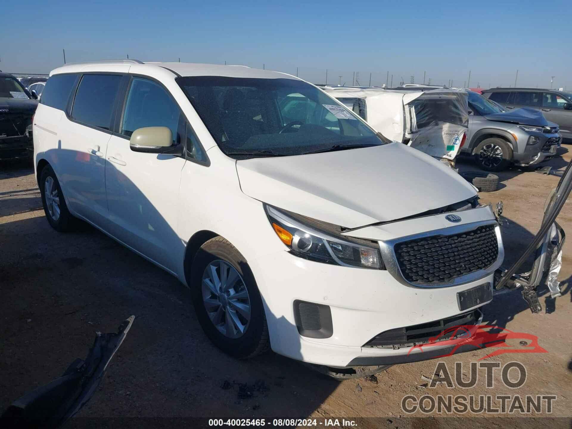 KIA SEDONA 2018 - KNDMB5C13J6381905