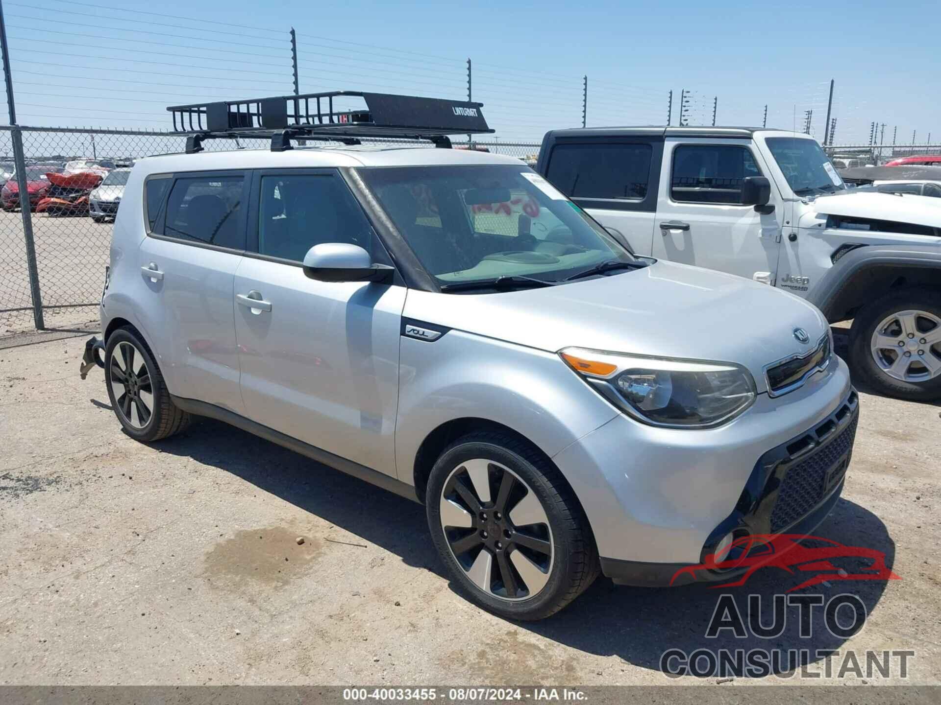 KIA SOUL 2016 - KNDJP3A56G7845786