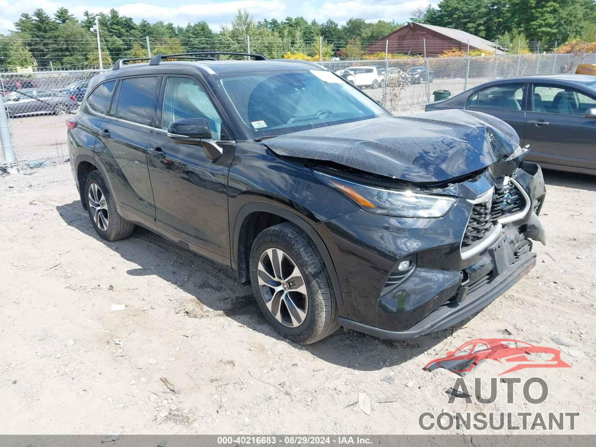 TOYOTA HIGHLANDER 2022 - 5TDGZRBH4NS594186