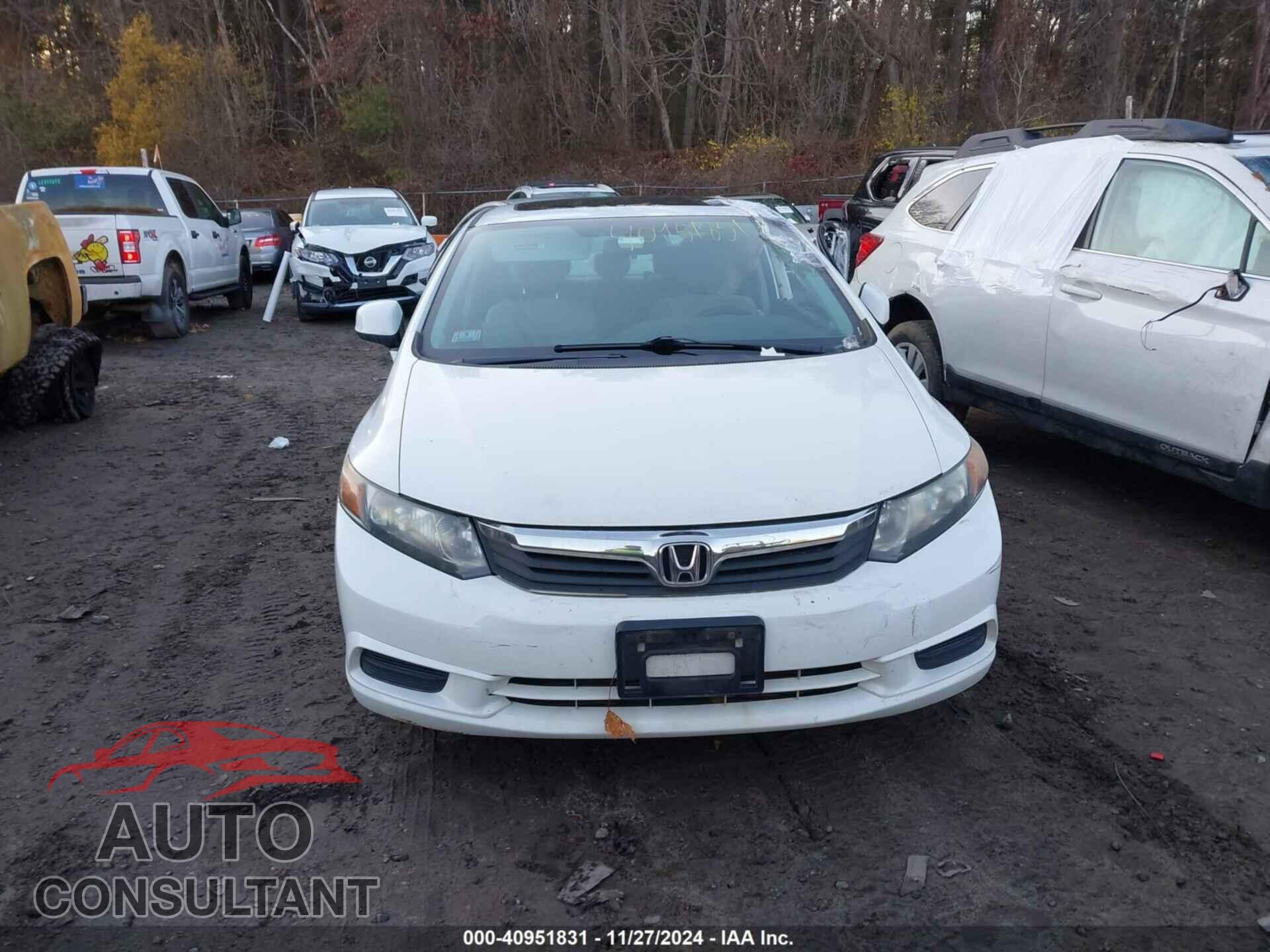 HONDA CIVIC 2012 - 2HGFB2F85CH609518