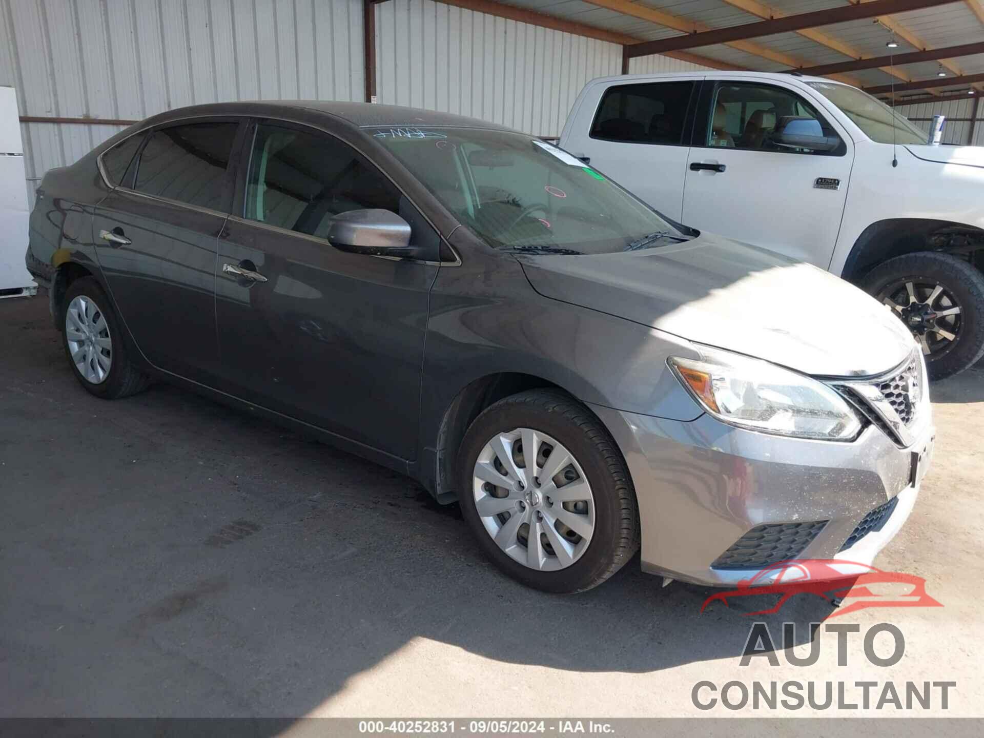 NISSAN SENTRA 2019 - 3N1AB7AP5KY261560