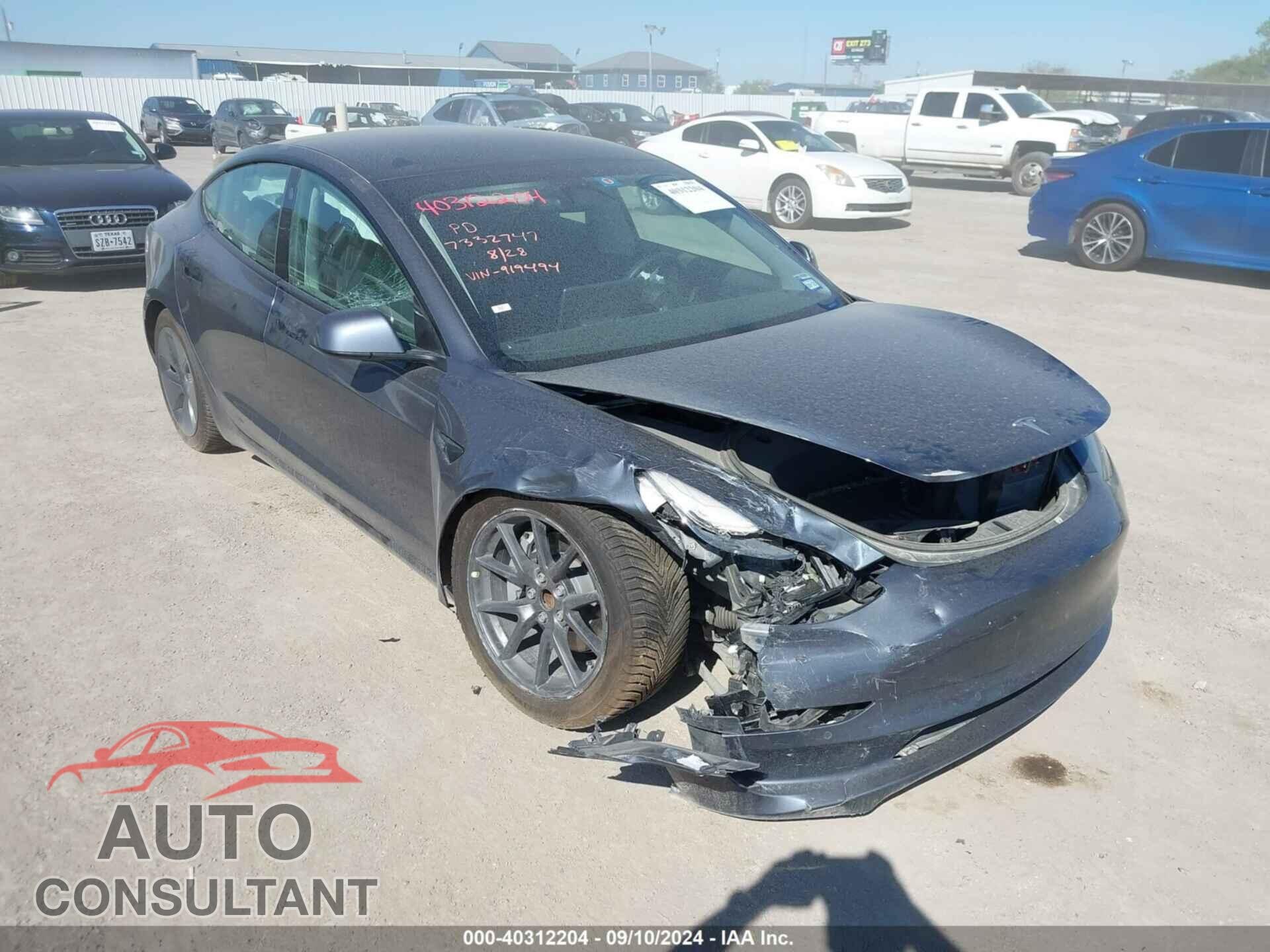 TESLA MODEL 3 2021 - 5YJ3E1EA2MF919494