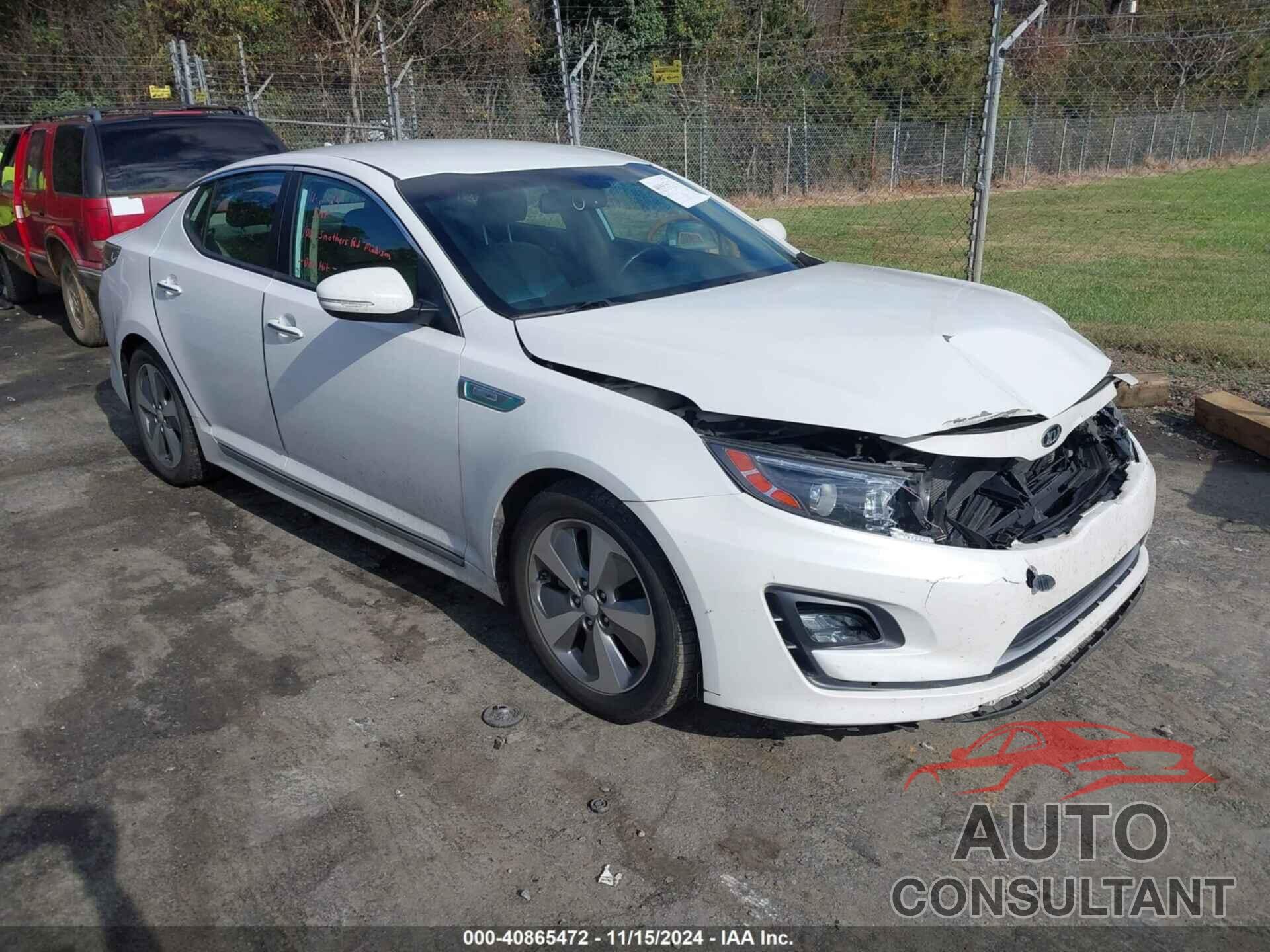 KIA OPTIMA HYBRID 2015 - KNAGN4AD1F5091703