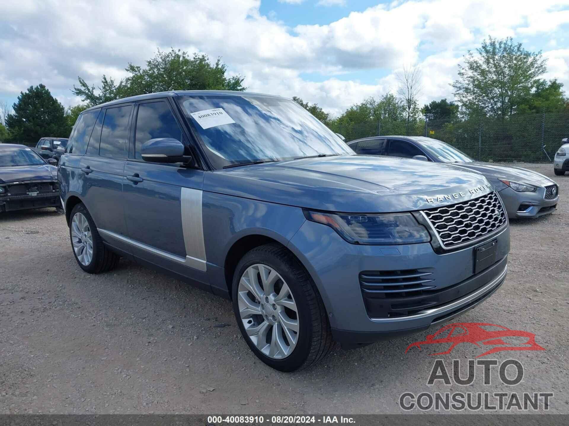 LAND ROVER RANGE ROVER 2022 - SALGS2RU4NA462209