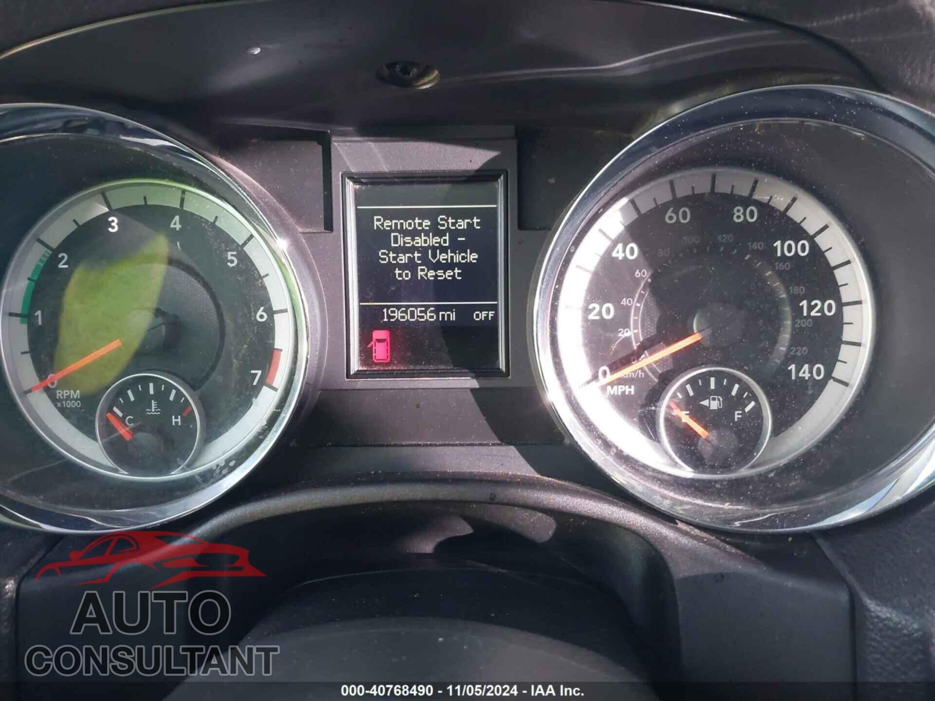 DODGE DURANGO 2012 - 1C4RDHDG9CC118519