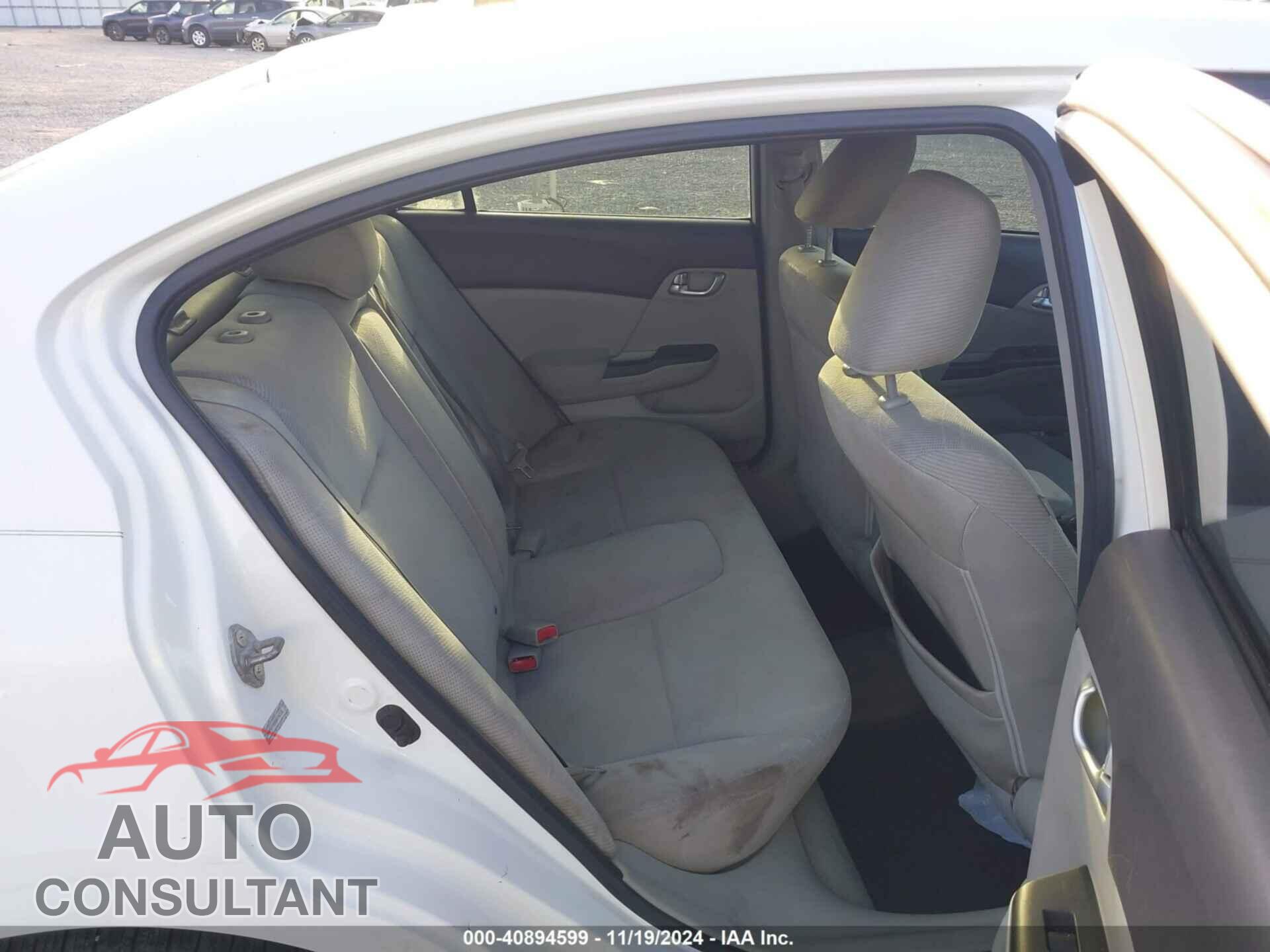 HONDA CIVIC 2012 - 2HGFB2F89CH539215