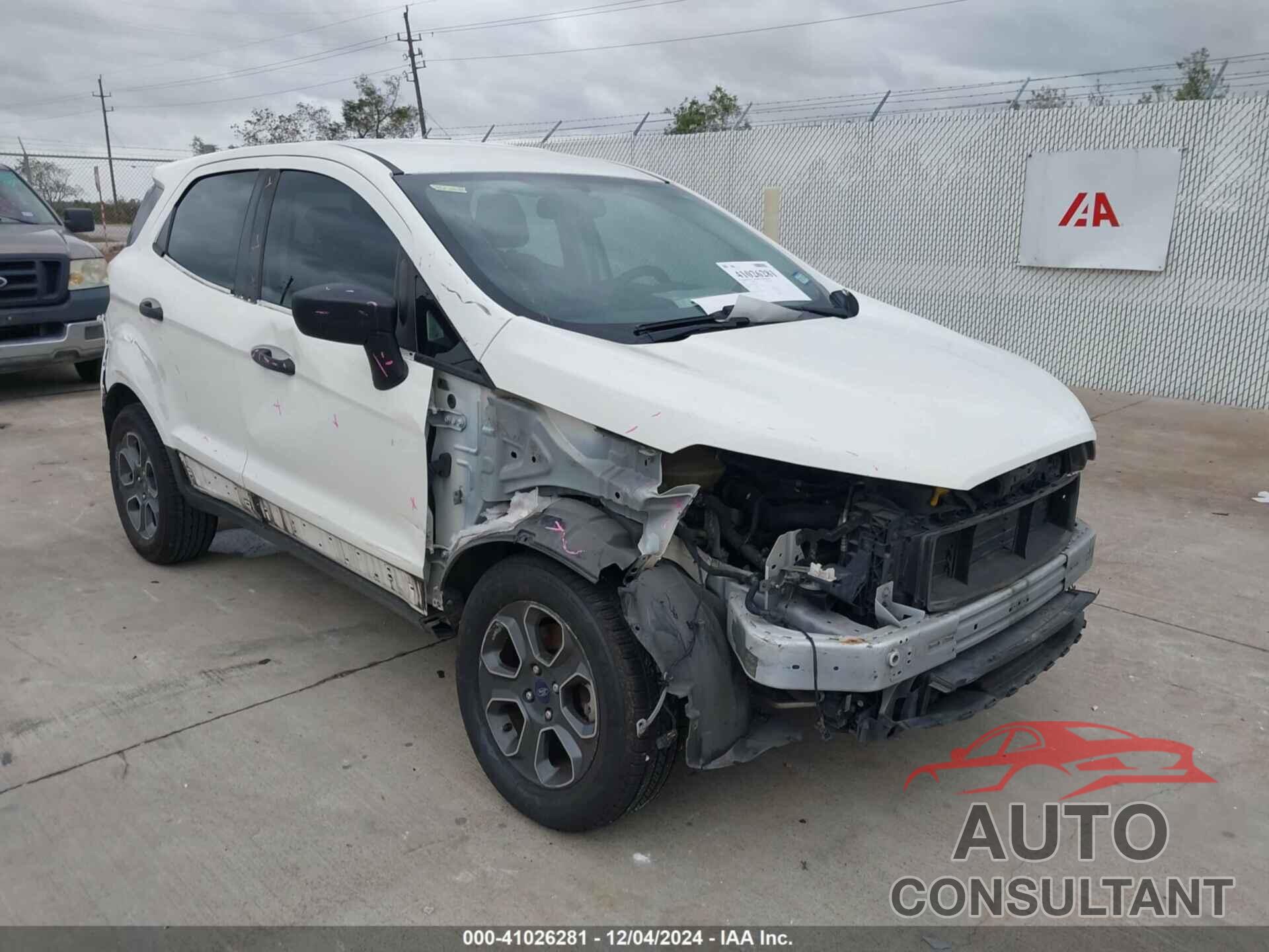 FORD ECOSPORT 2018 - MAJ3P1RE9JC236486