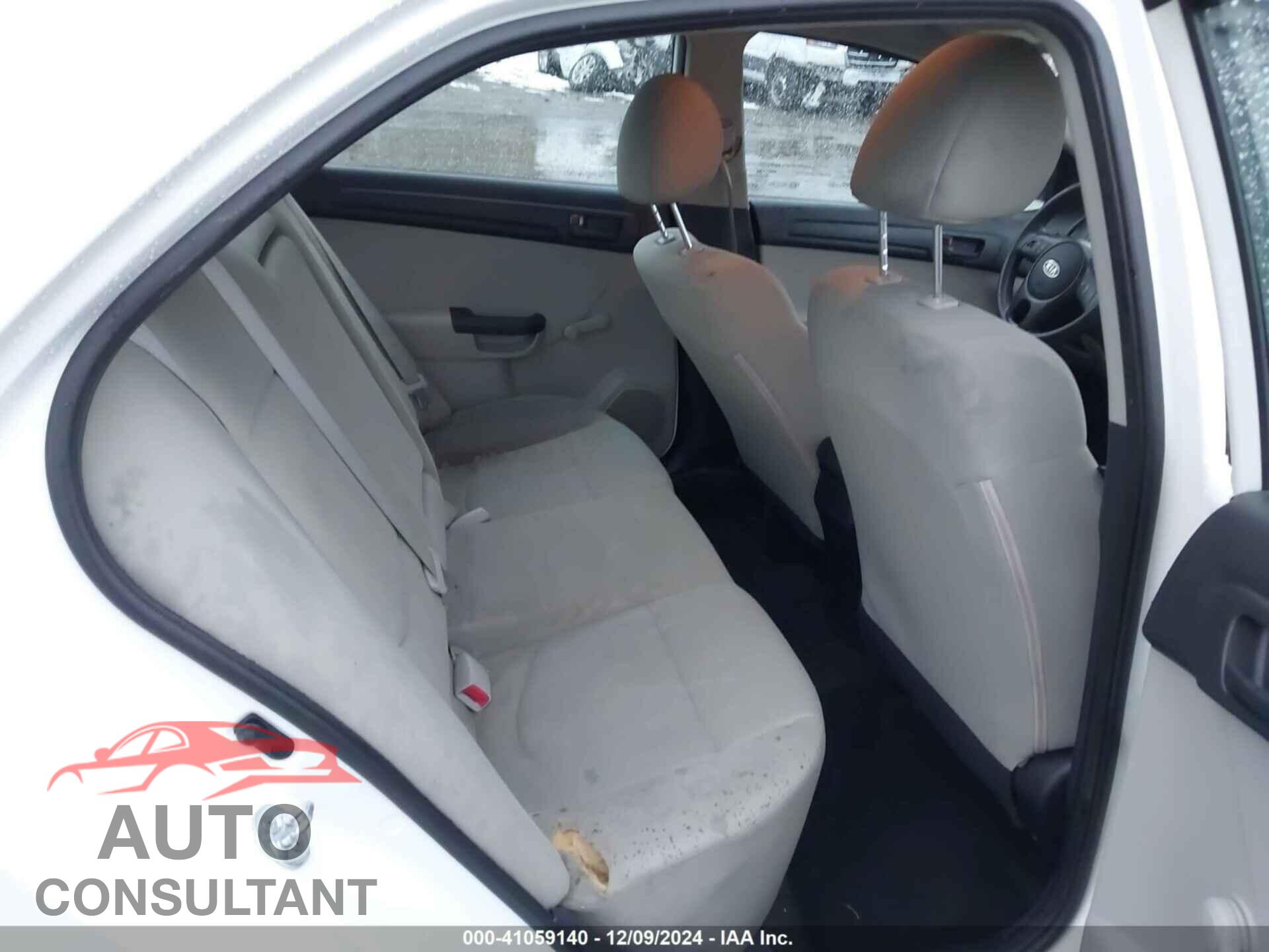 KIA FORTE 2012 - KNAFT4A29C5609164