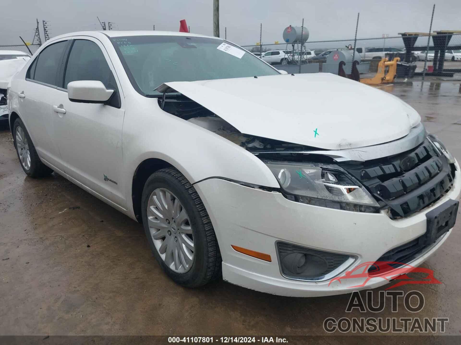 FORD FUSION HYBRID 2012 - 3FADP0L36CR186480