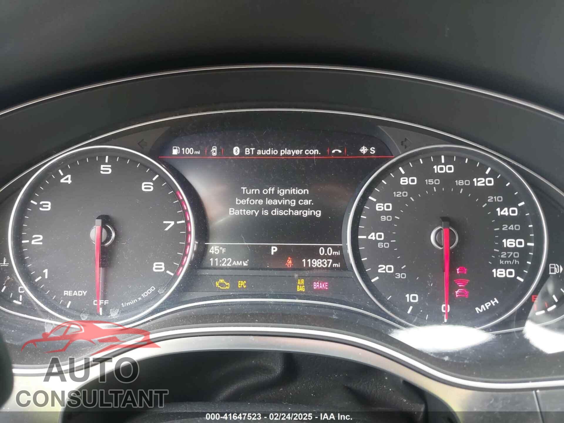 AUDI A6 2017 - WAUF2AFC7HN007745