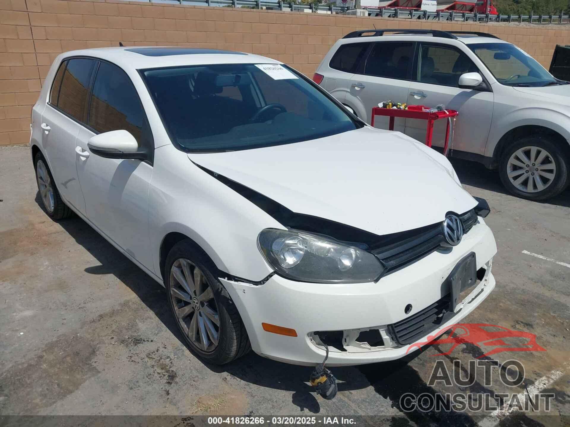 VOLKSWAGEN GOLF 2012 - WVWNM7AJ6CW141781