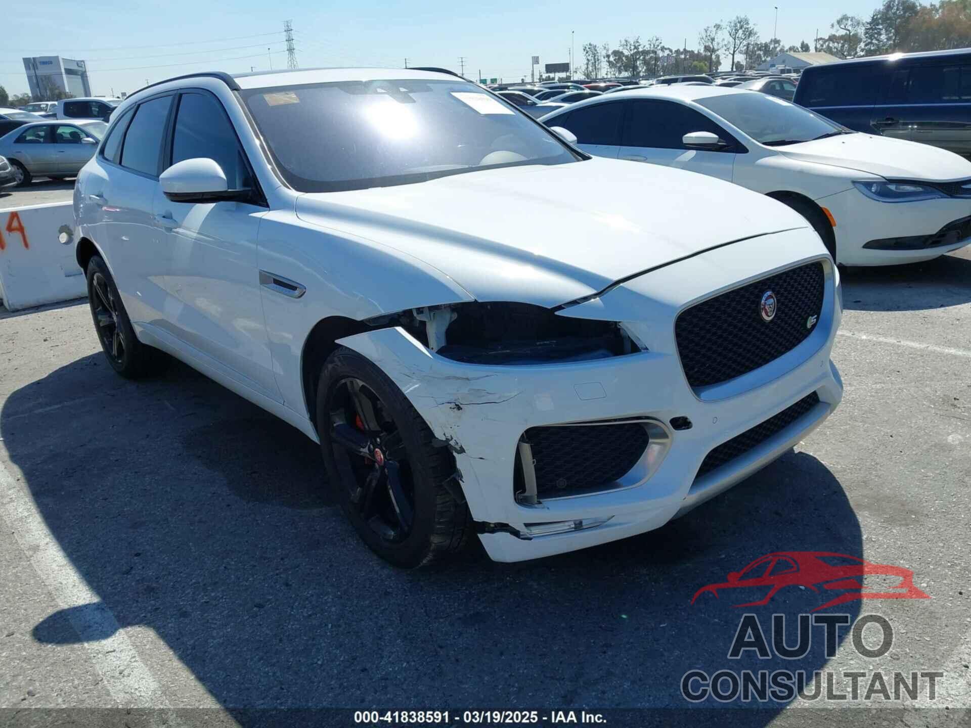 JAGUAR F-PACE 2017 - SADCM2BVXHA093853