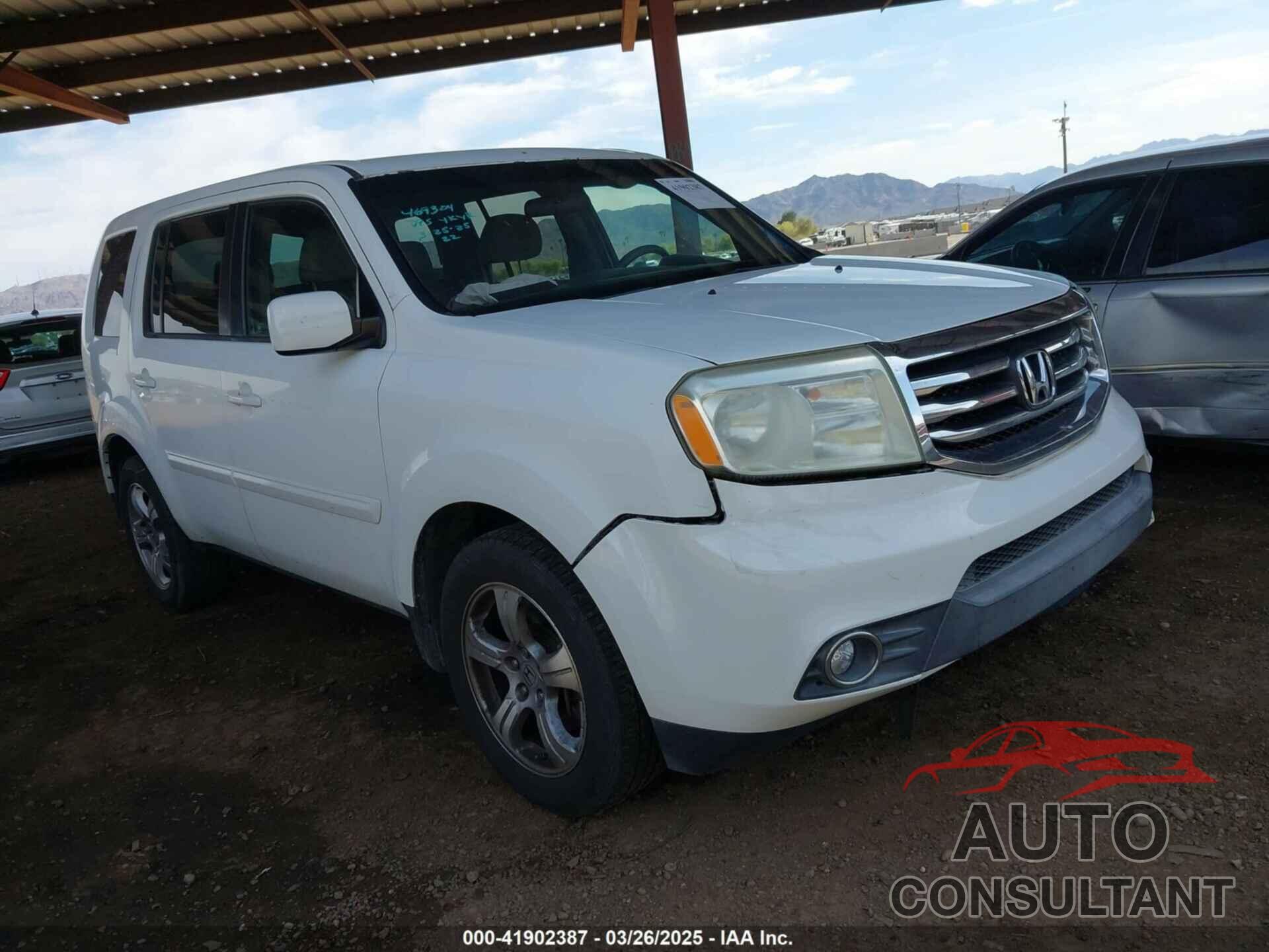 HONDA PILOT 2012 - 5FNYF3H45CB031857