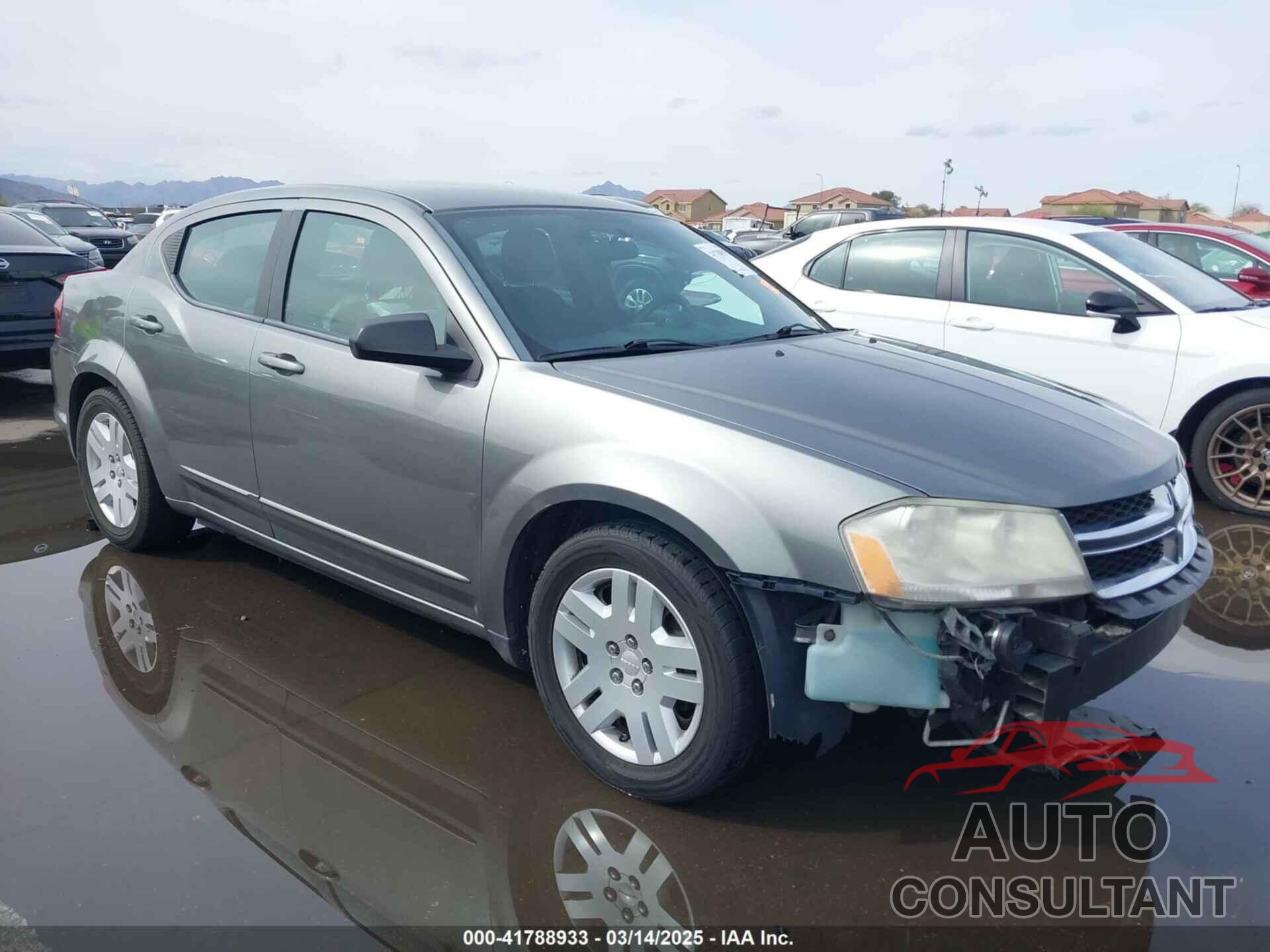 DODGE AVENGER 2012 - 1C3CDZAB5CN285540