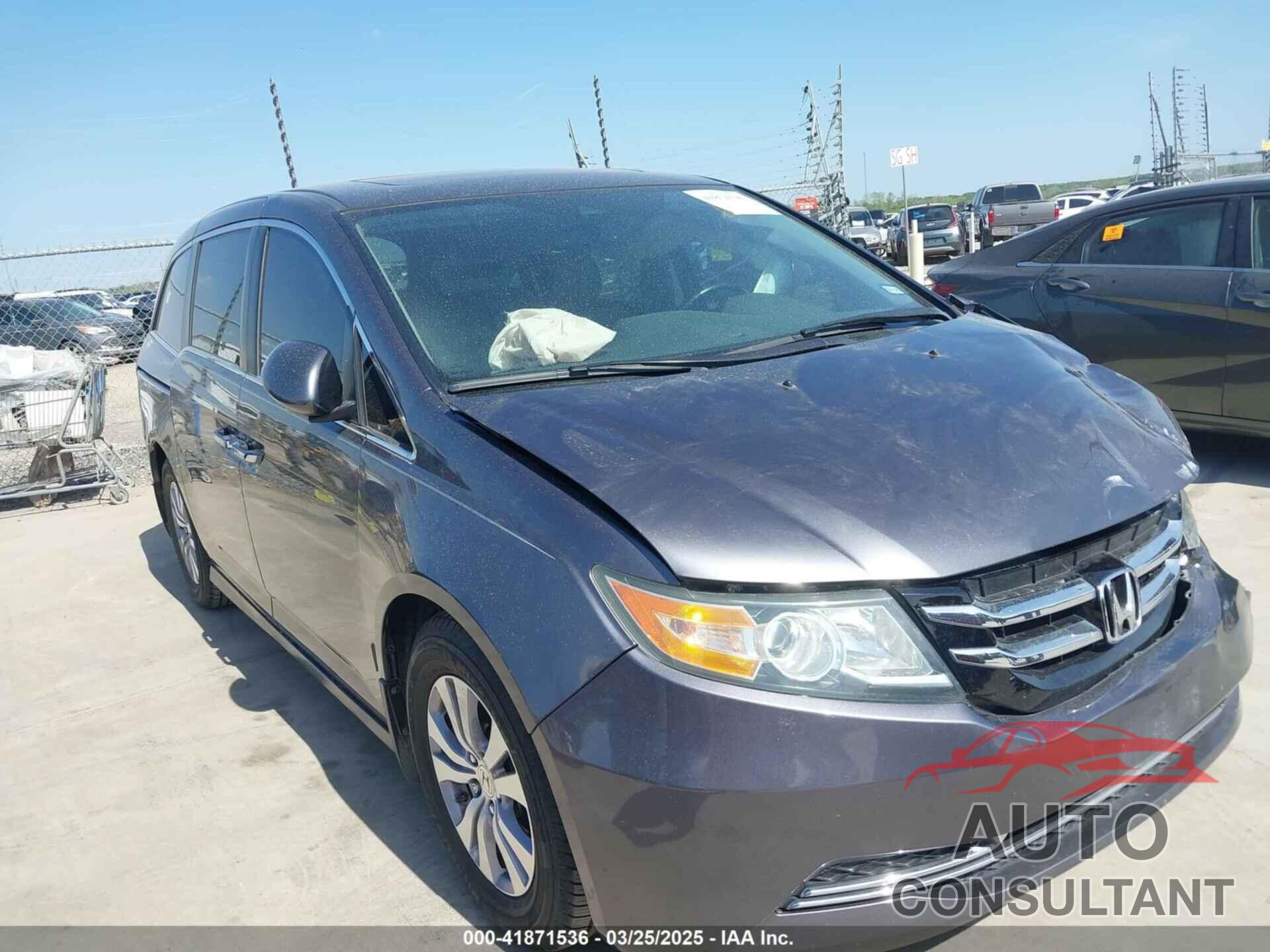 HONDA ODYSSEY 2016 - 5FNRL5H62GB002056