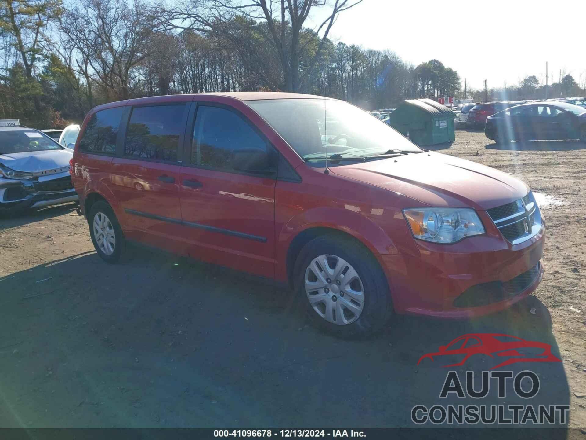 DODGE GRAND CARAVAN 2014 - 2C4RDGBG9ER129494