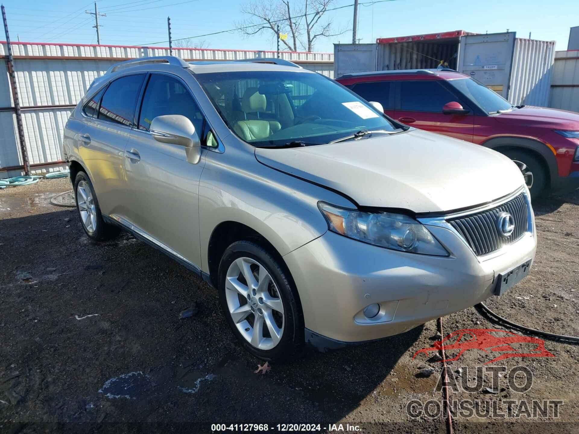LEXUS RX 350 2011 - 2T2BK1BA6BC096199
