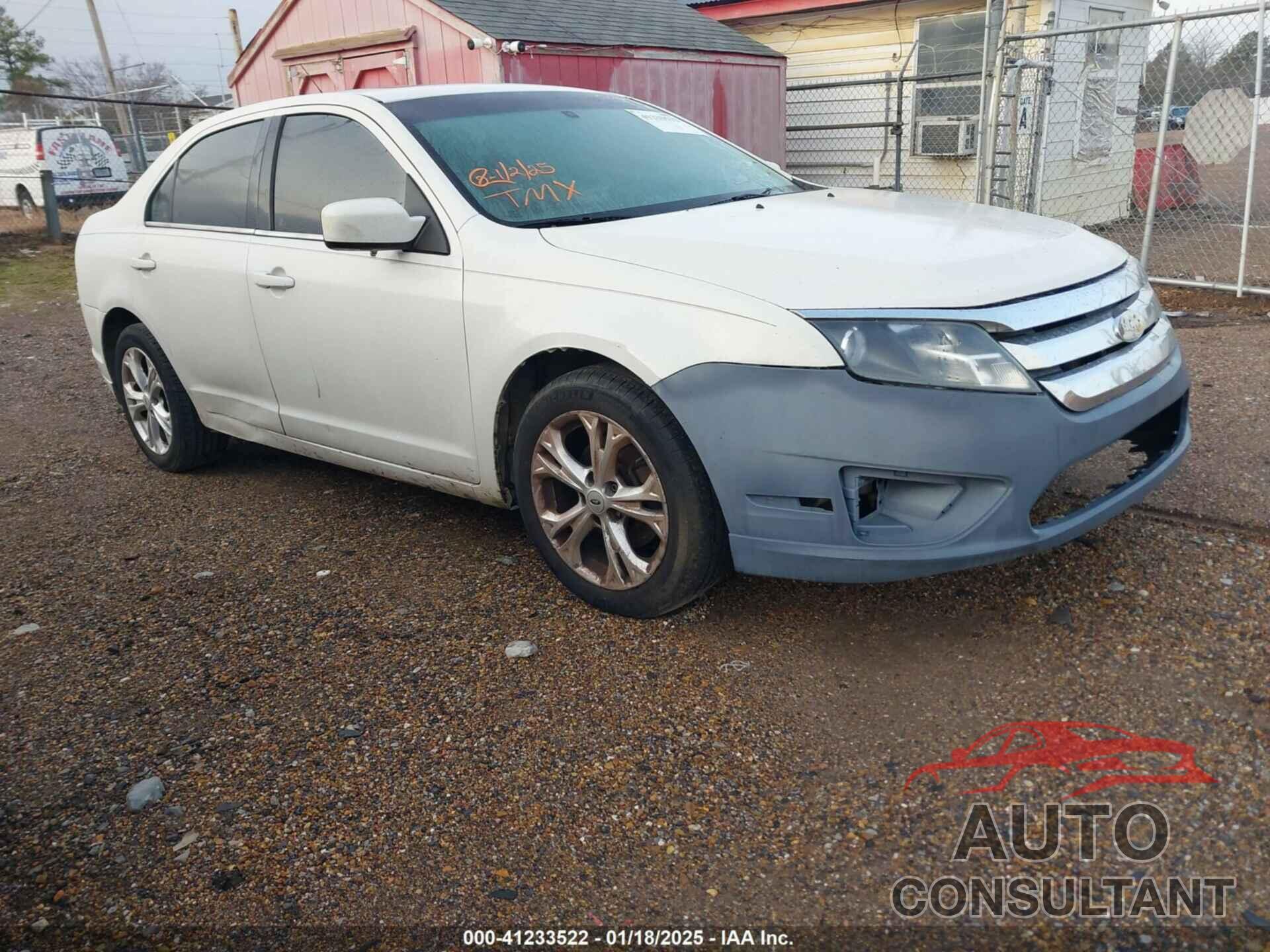 FORD FUSION 2012 - 3FAHP0HA7CR203604