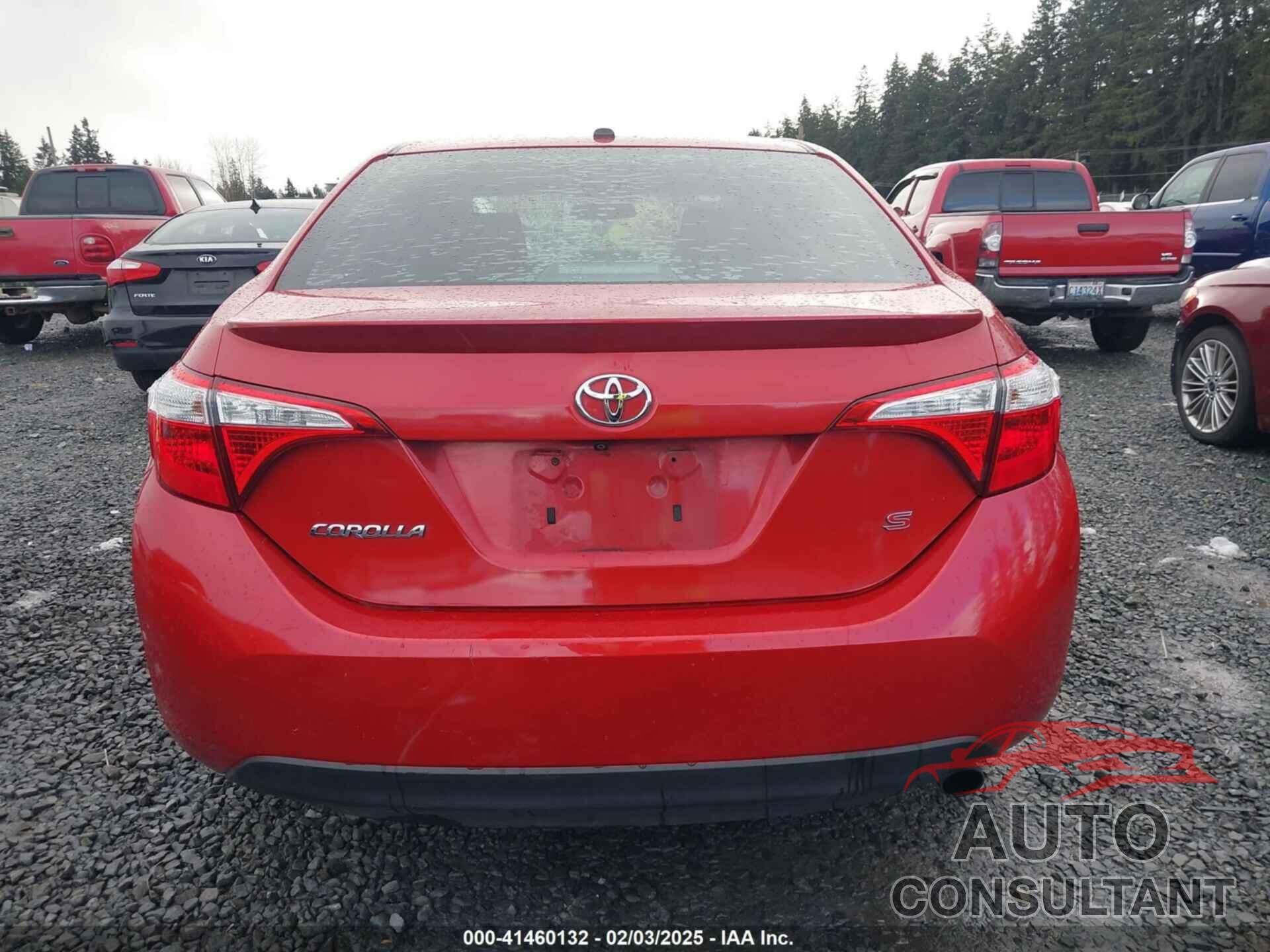 TOYOTA COROLLA 2016 - 5YFBURHE1GP396800