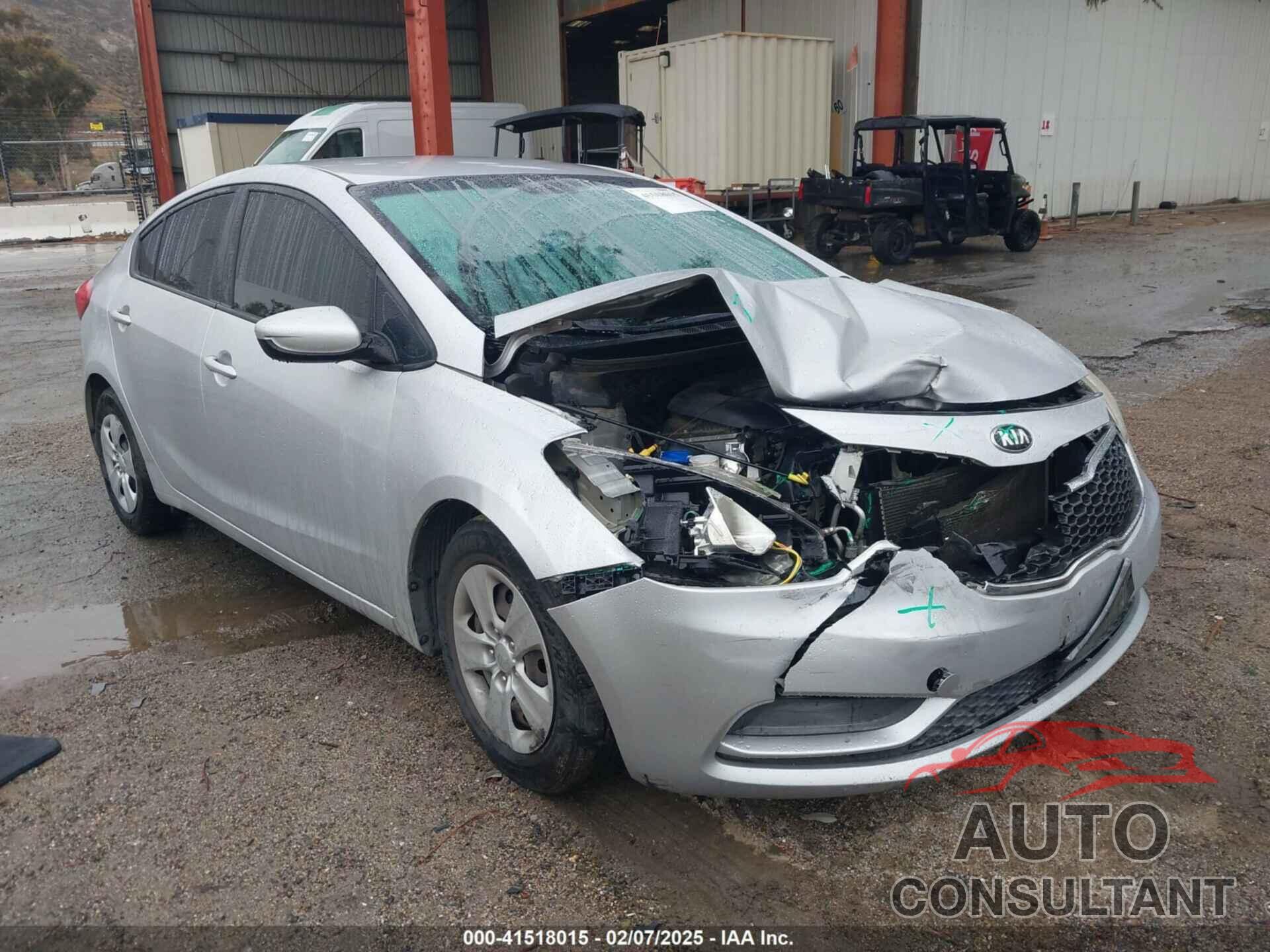 KIA FORTE 2016 - KNAFK4A66G5461034