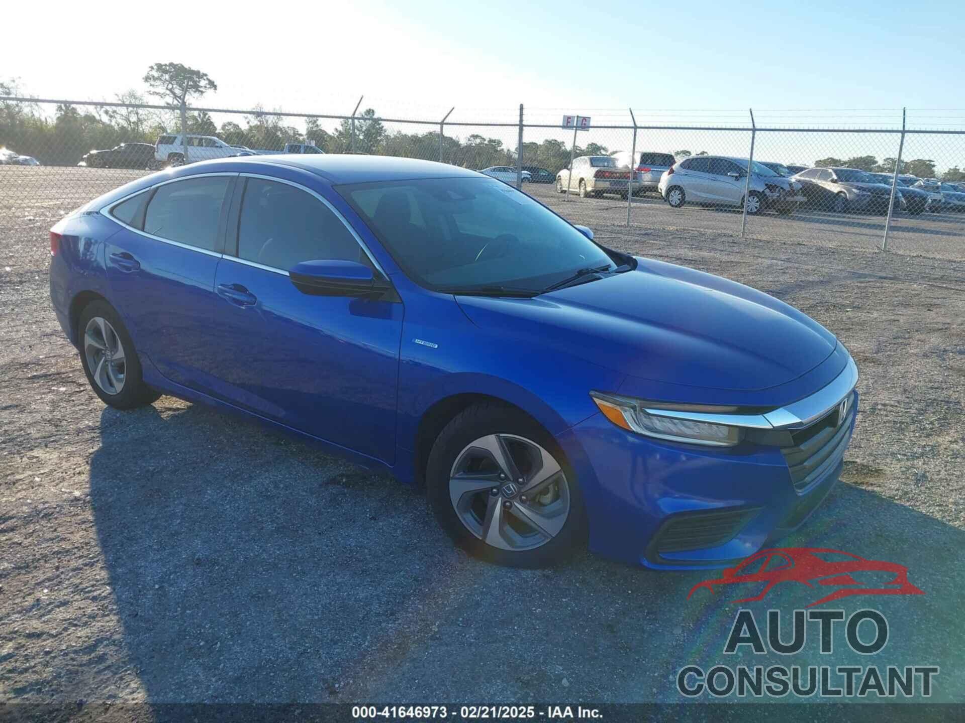 HONDA INSIGHT 2019 - 19XZE4F10KE020677